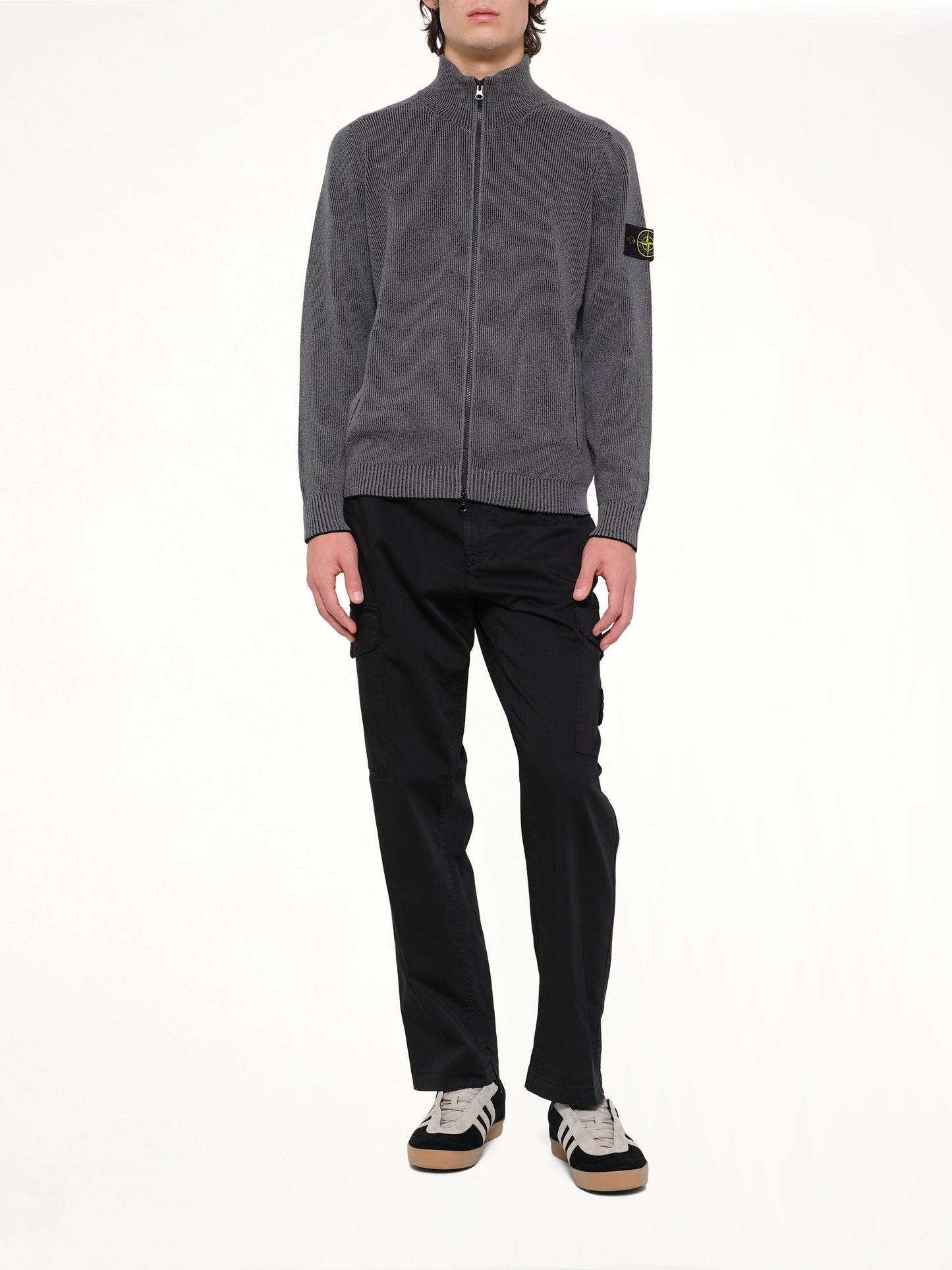 STONE ISLAND 5100034 Cardigan (Grey)