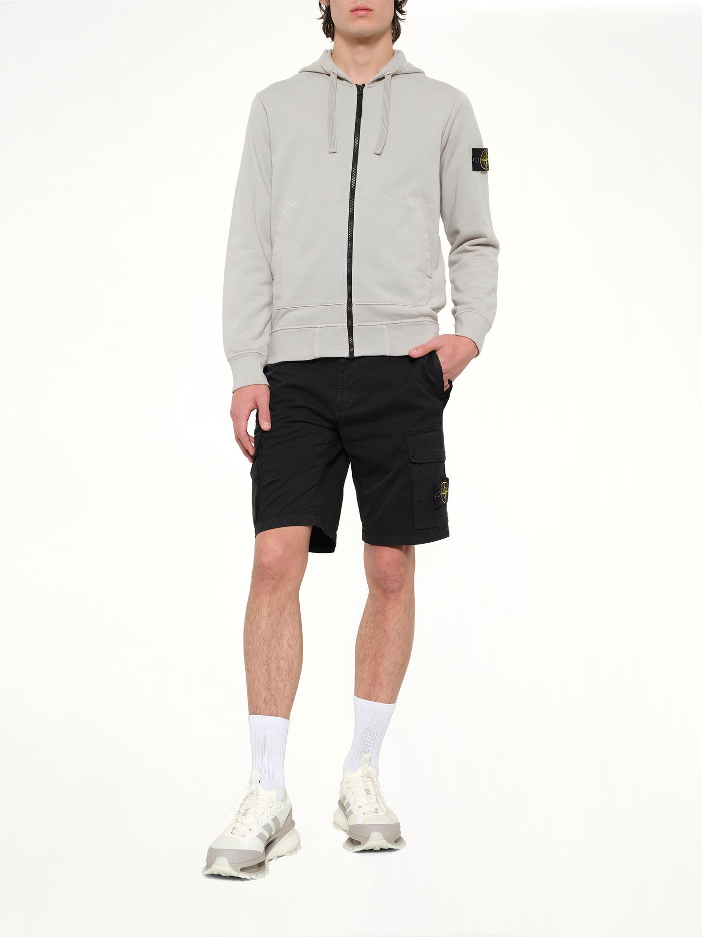 STONE ISLAND 6100061 Hoodie Sweater (Grey)