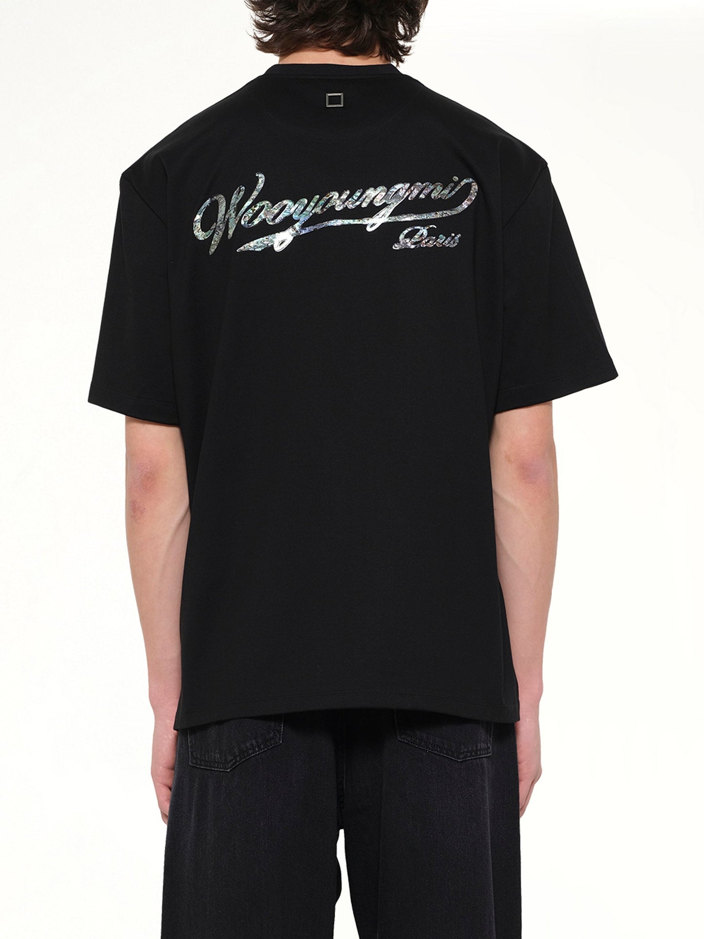 WOOYOUNGMI Baseball Logo T-Shirt (Black)