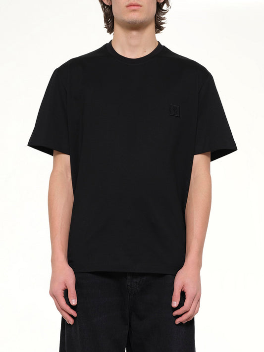 Image of T-Shirts. Product name - Flower Back Print T-Shirt in Black colour by brand - WOOYOUNGMI