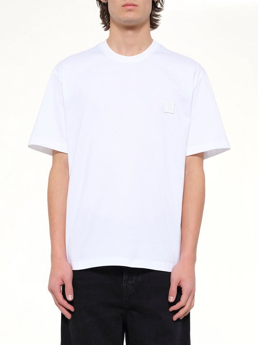 Image of T-Shirts. Product name - Flower Back Print T-Shirt in White colour by brand - WOOYOUNGMI