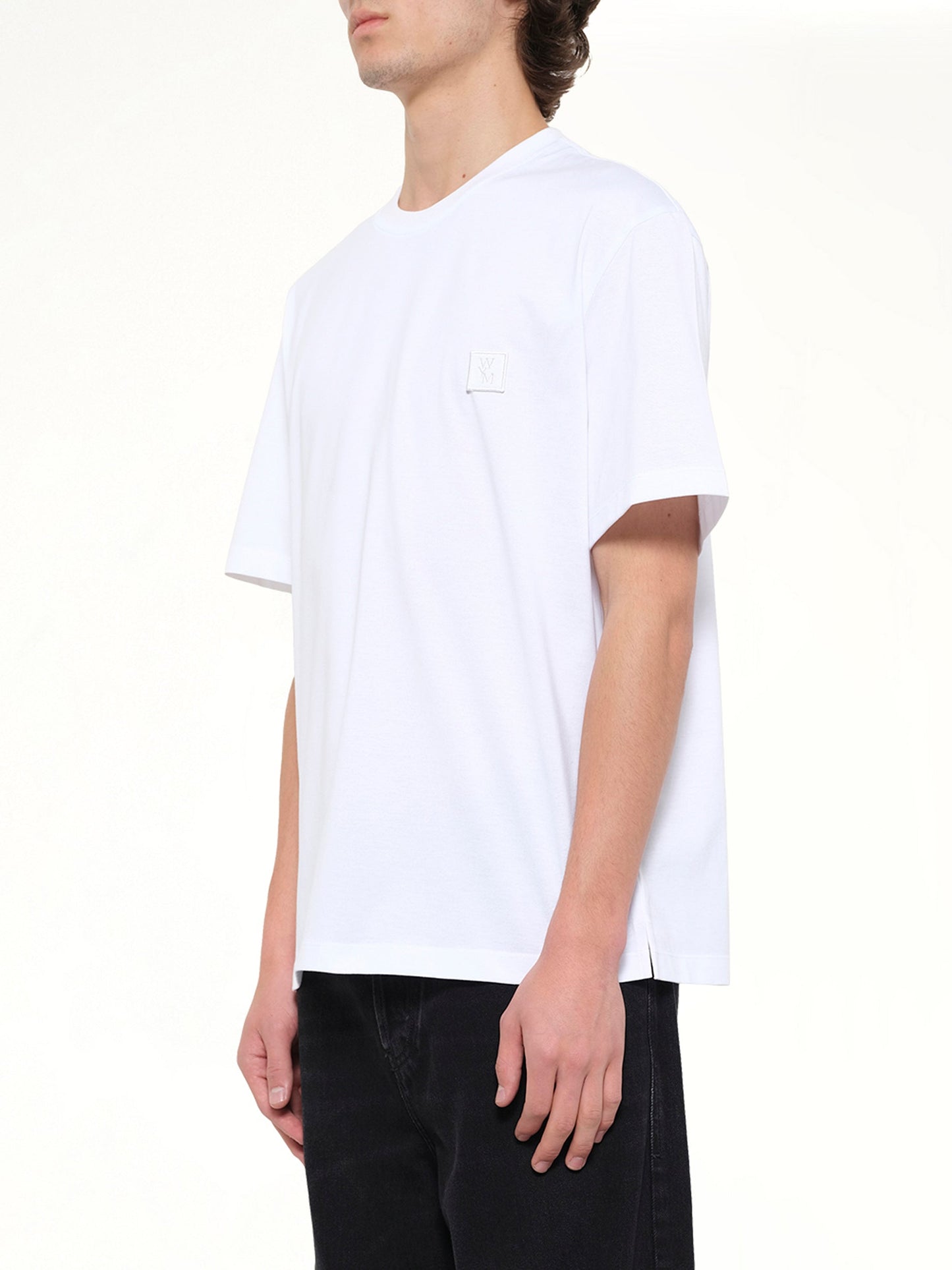 WOOYOUNGMI Flower Back Print T-Shirt (White)