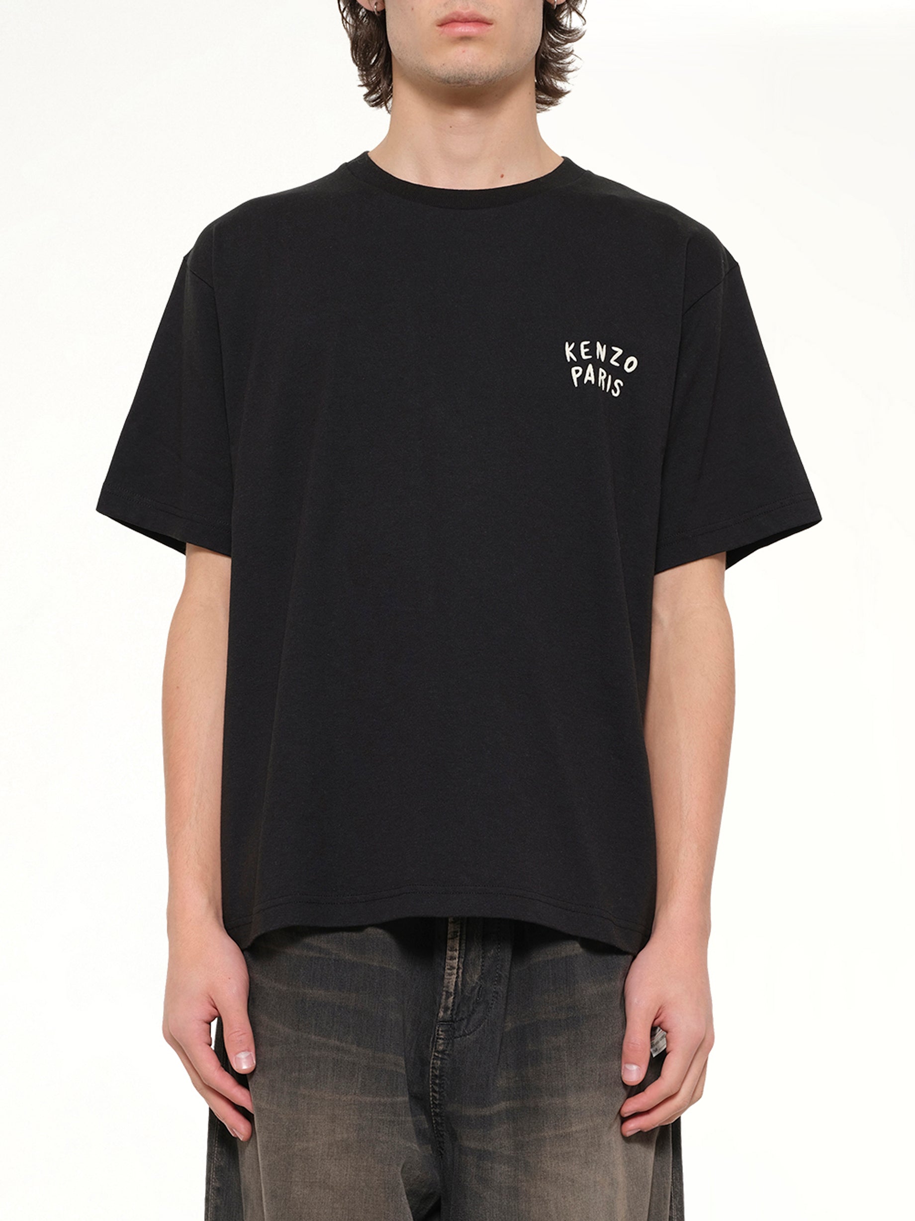 Image of T-Shirts. Product name - Gots Kenzo Boke Heart Oversize T-Shirt in Black colour by brand - KENZO