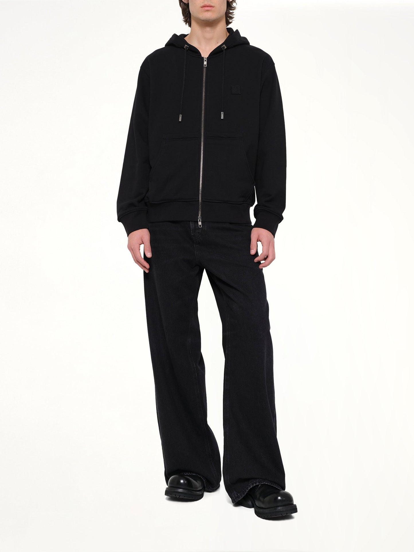 WOOYOUNGMI WYM Zip Hoodie (Black)
