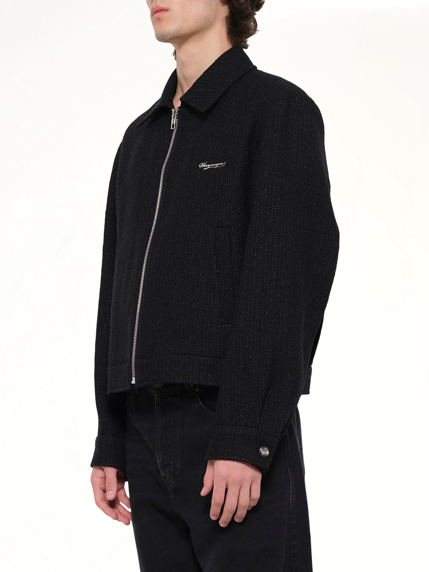 WOOYOUNGMI Wool Blouson (Black)