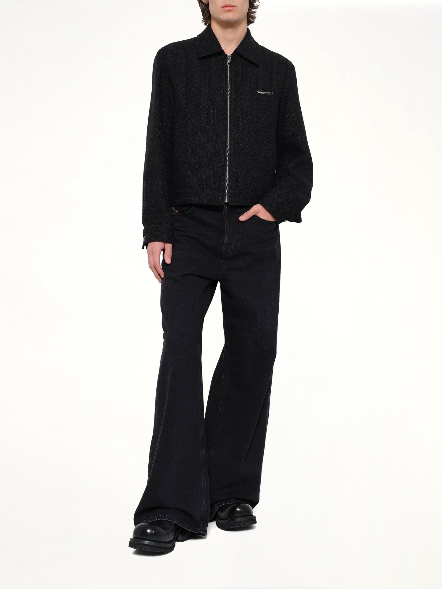 WOOYOUNGMI Wool Blouson (Black)