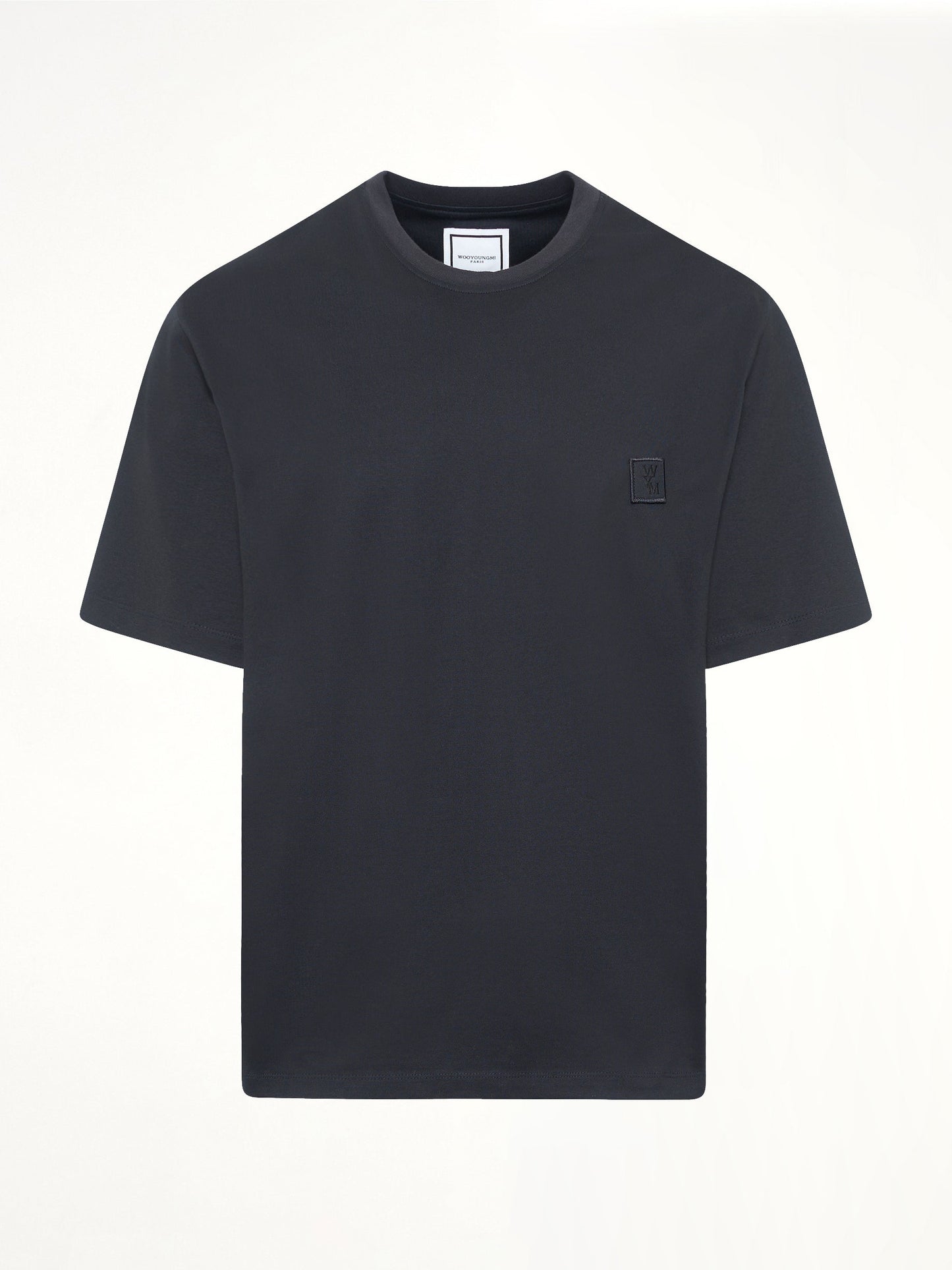 WOOYOUNGMI Baseball Logo T-Shirt (Black)