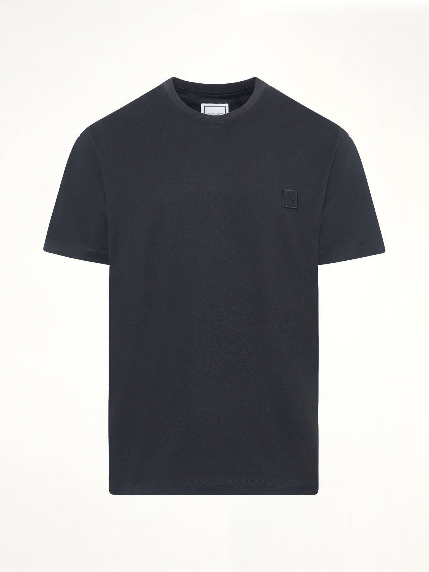 WOOYOUNGMI Flower Back Print T-Shirt (Black)