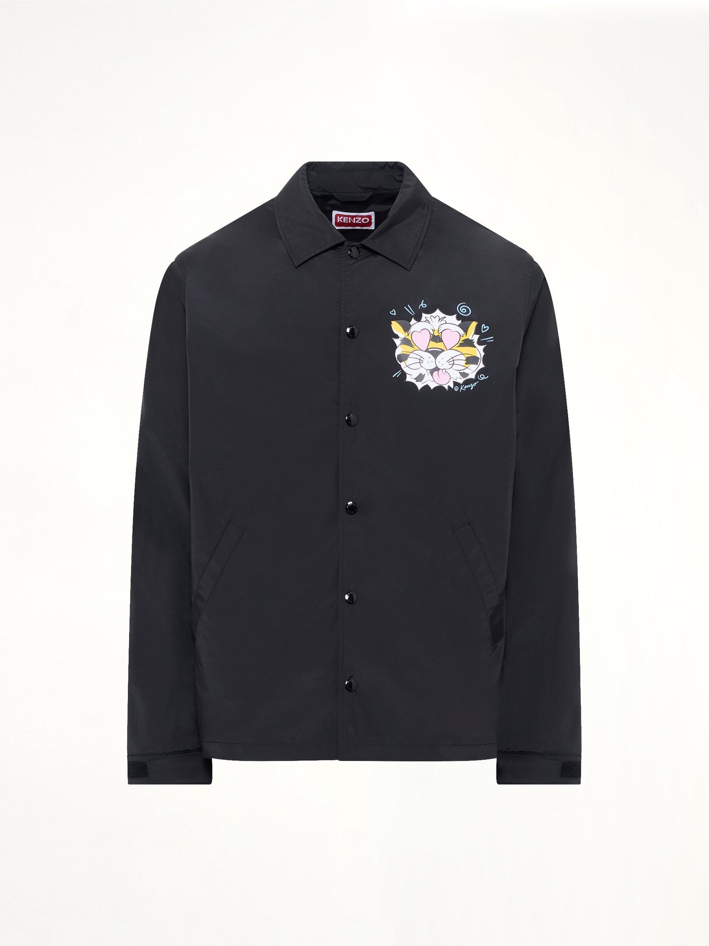 Kenzo Wild Tiger Light Coach Jacket (Black)