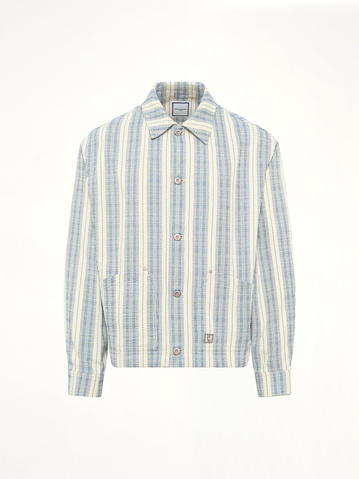 WOOYOUNGMI Stripe Shirt (White)