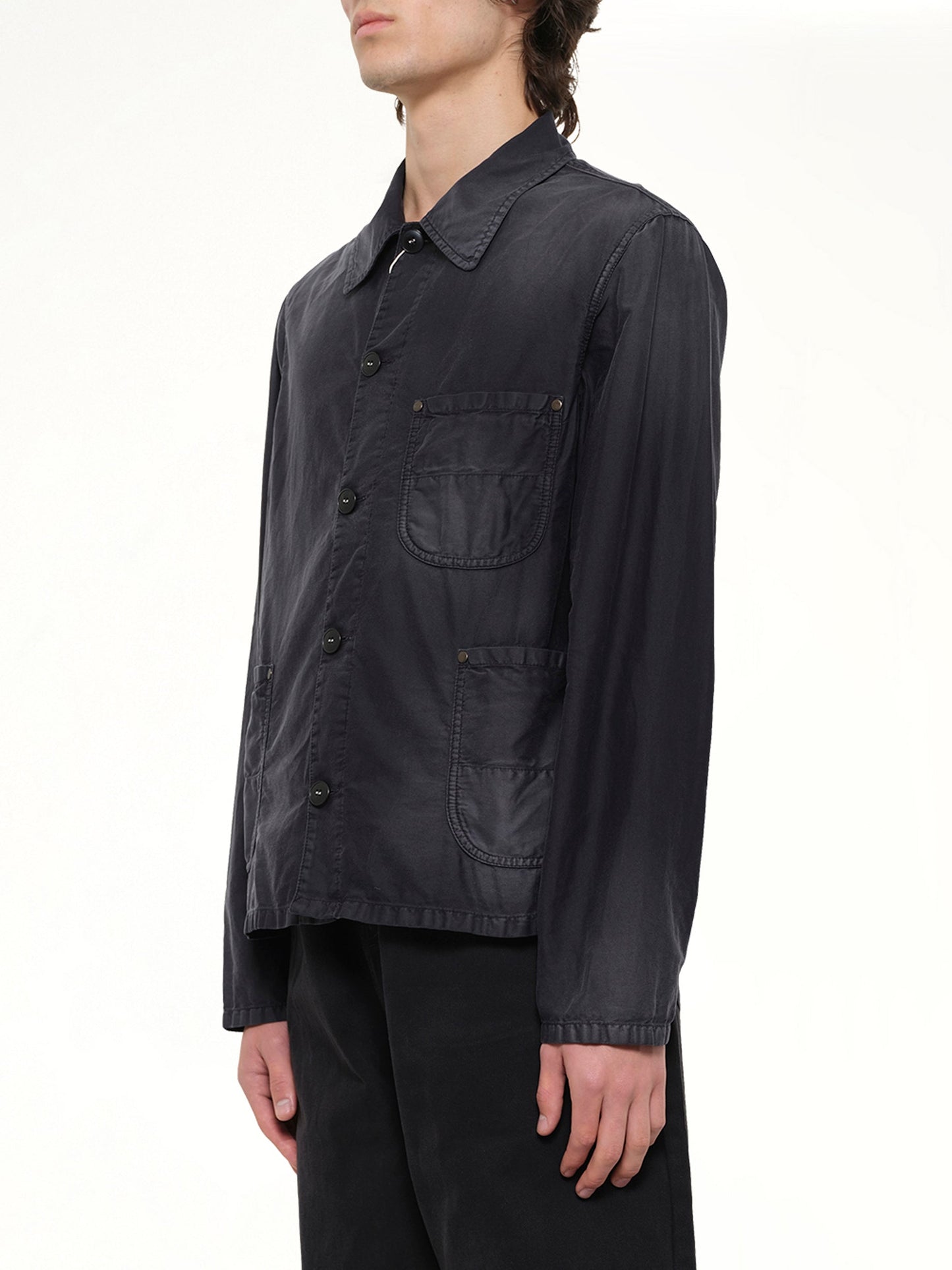 MAISON MARGIELA Brushed Moleskin Jacket (Black)