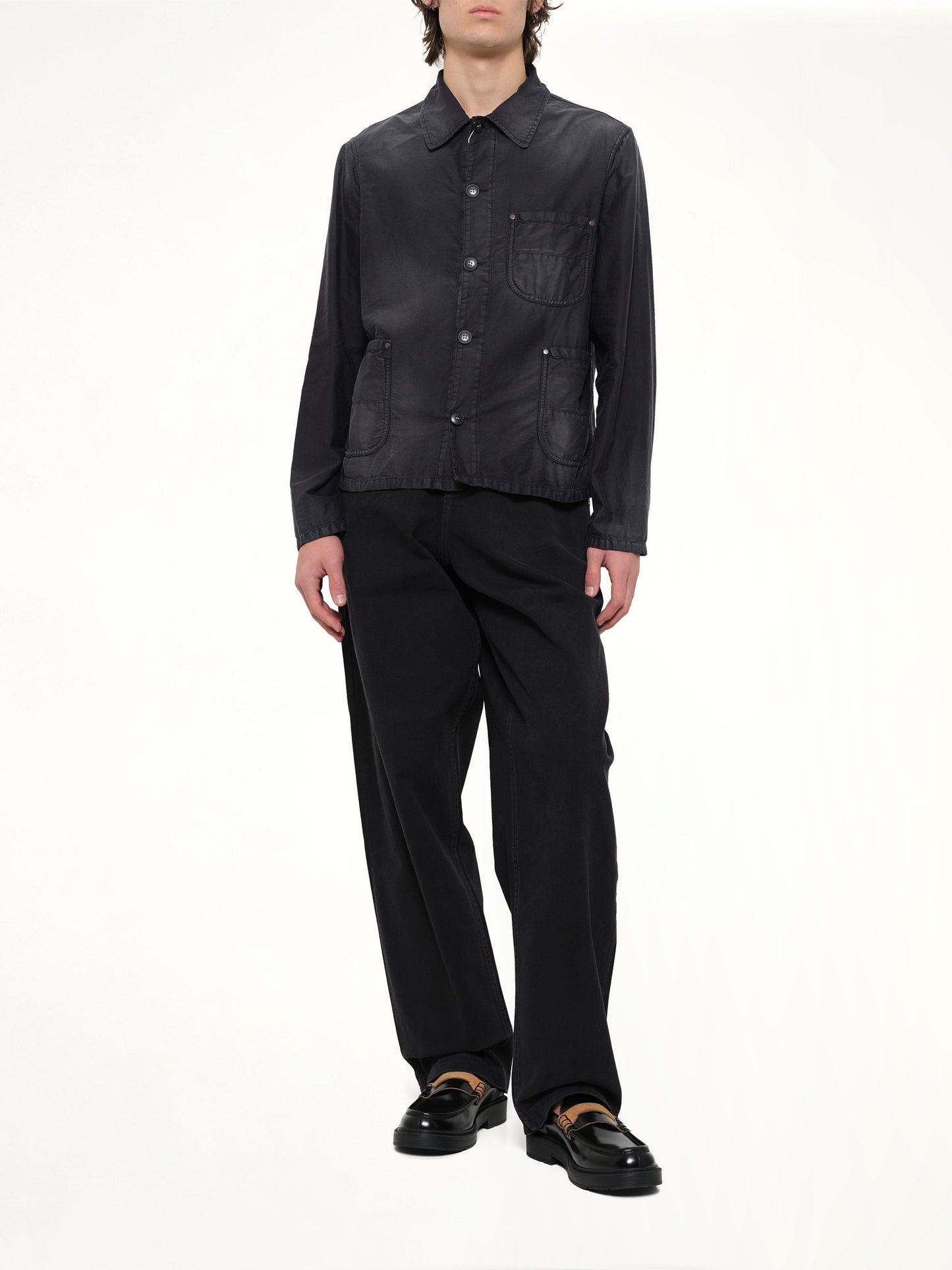 MAISON MARGIELA Brushed Moleskin Jacket (Black)