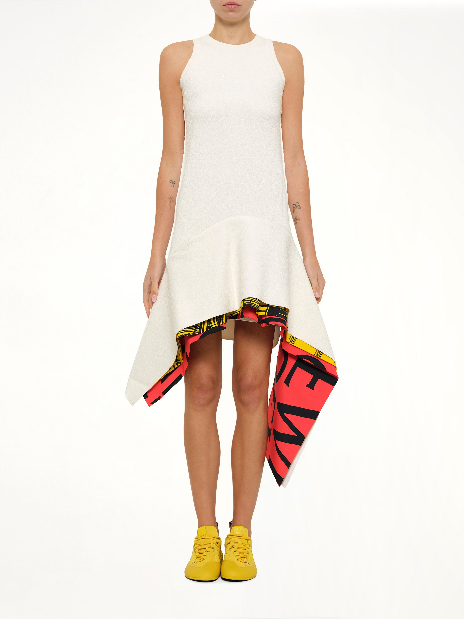 Image of Dresses. Product name - Dress in White colour by brand - LOEWE