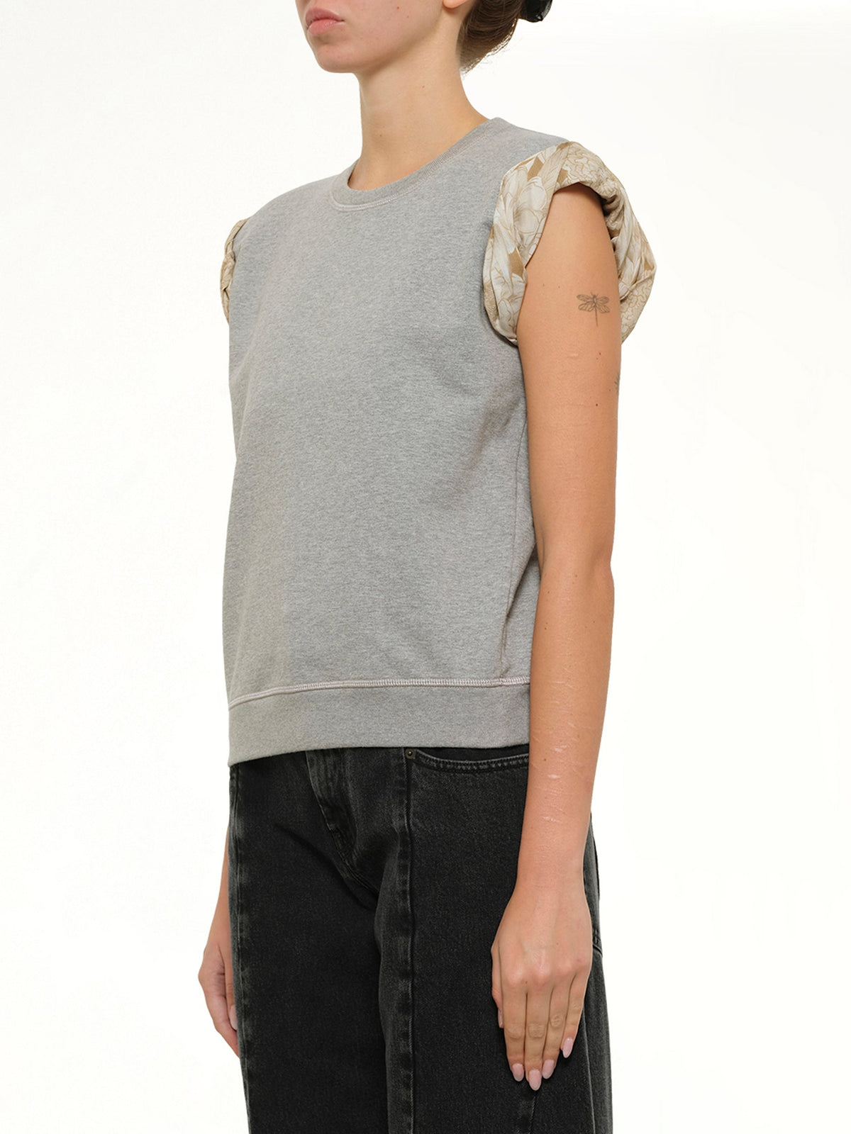 MAISON MARGIELA Exposed Lining Sweatshirt (Grey)