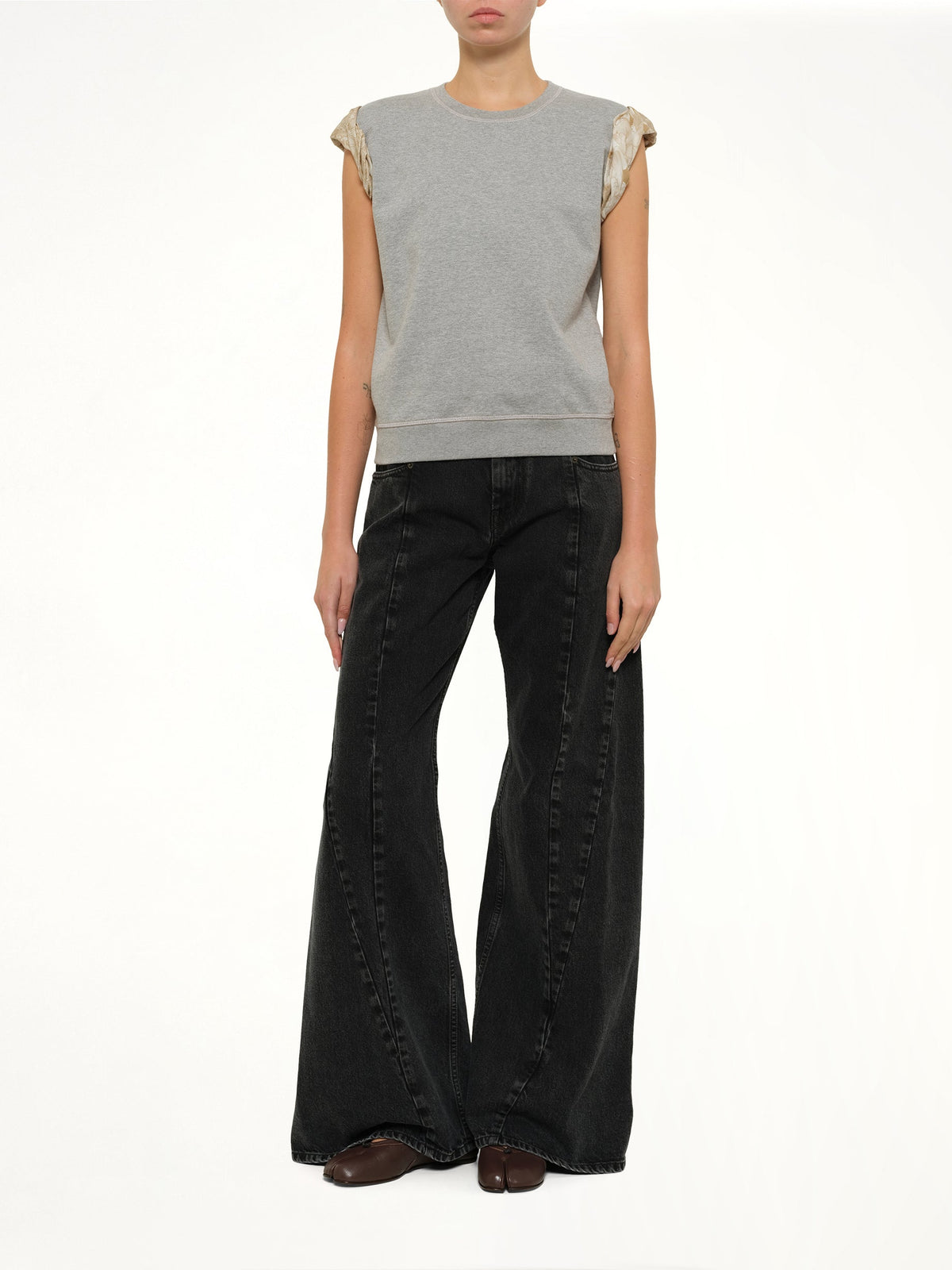 MAISON MARGIELA Exposed Lining Sweatshirt (Grey)