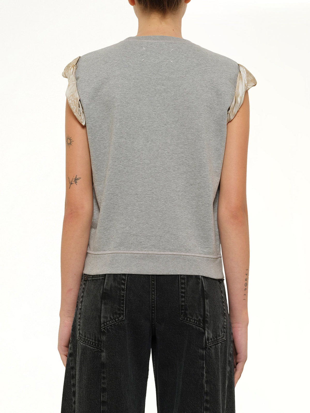 MAISON MARGIELA Exposed Lining Sweatshirt (Grey)