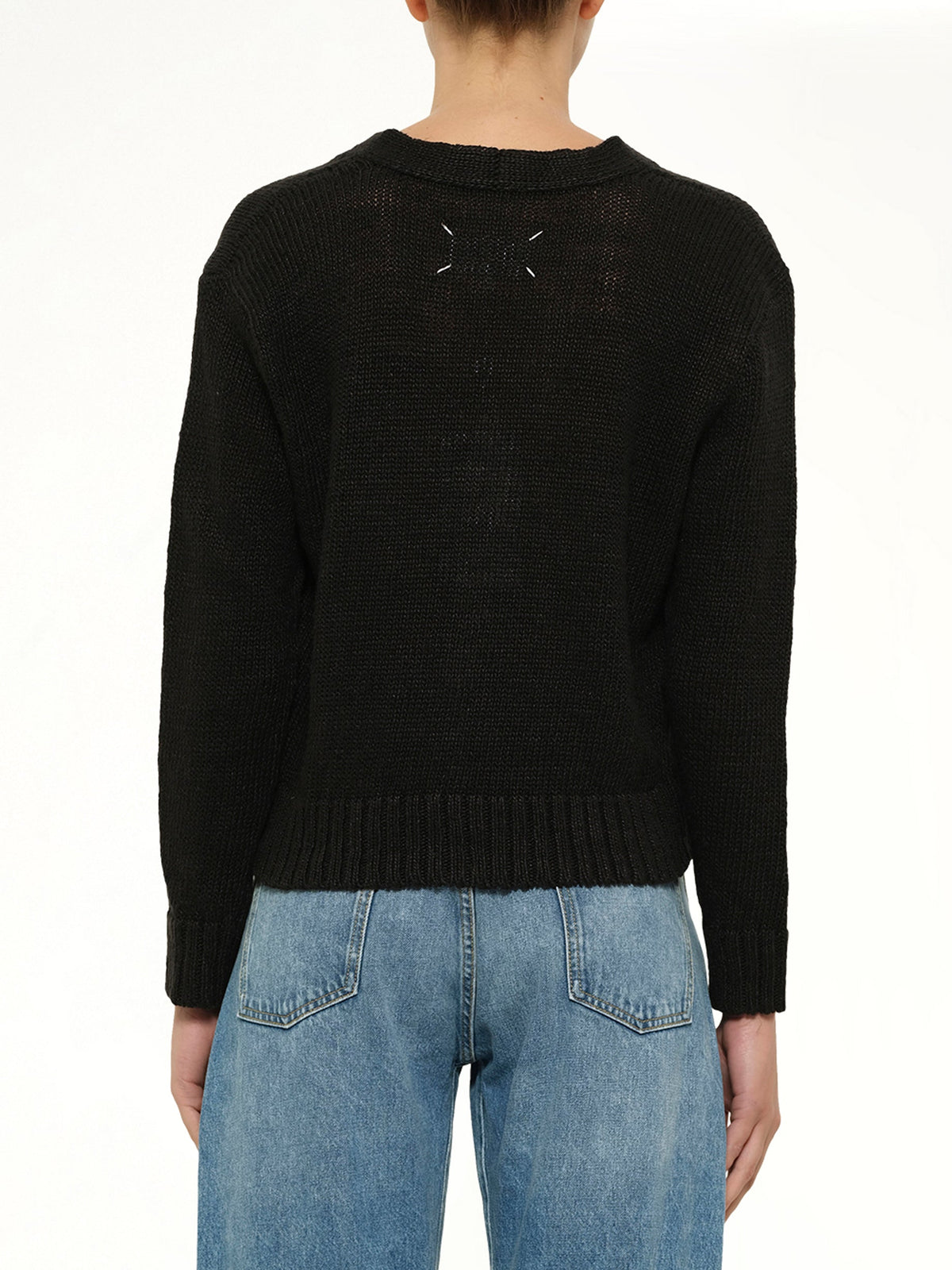 MAISON MARGIELA Hemp Cardigan (Black)
