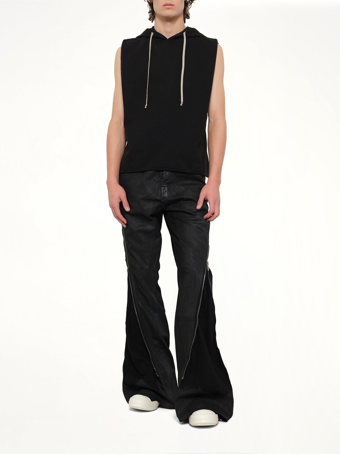 RICK OWENS DRKSHDW Hooded Tunic (Black)