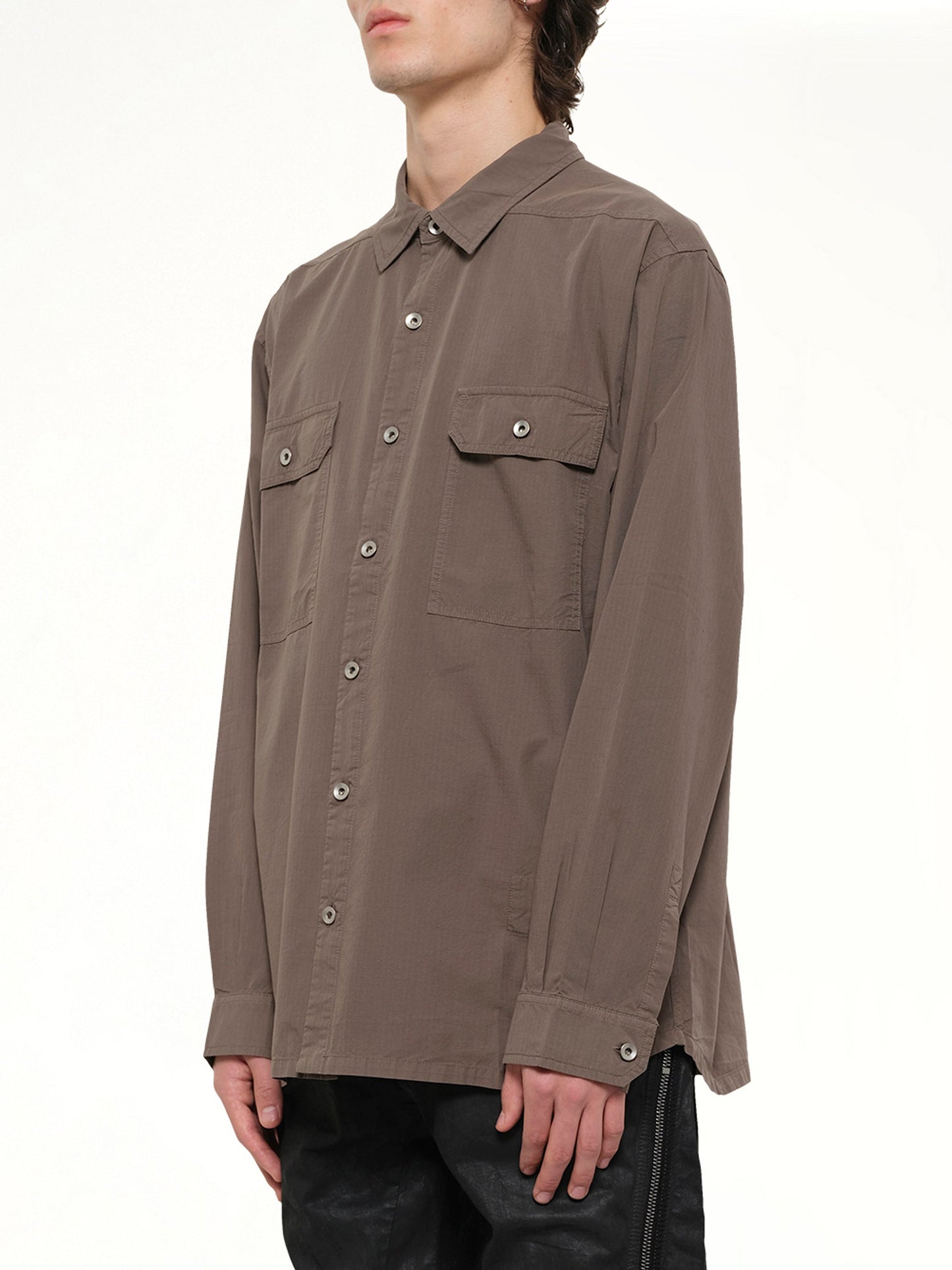 RICK OWENS DRKSHDW Jumbo Outershirt (Brown)