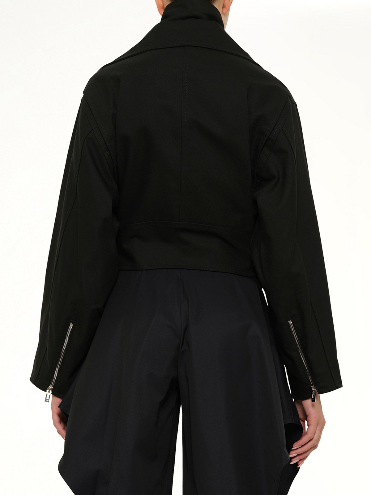 ALAIA Layered Biker (Black)
