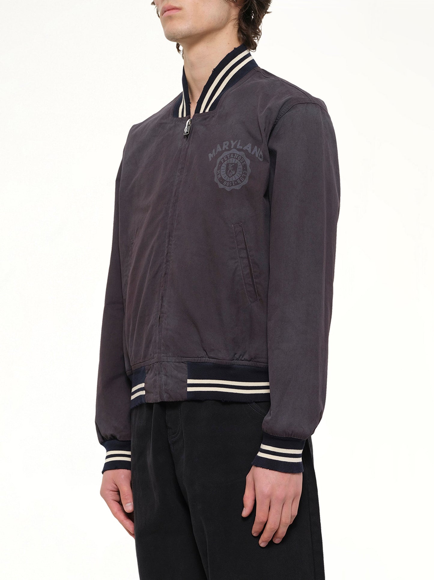 MAISON MARGIELA Maryland Bomber Jacket (Black)