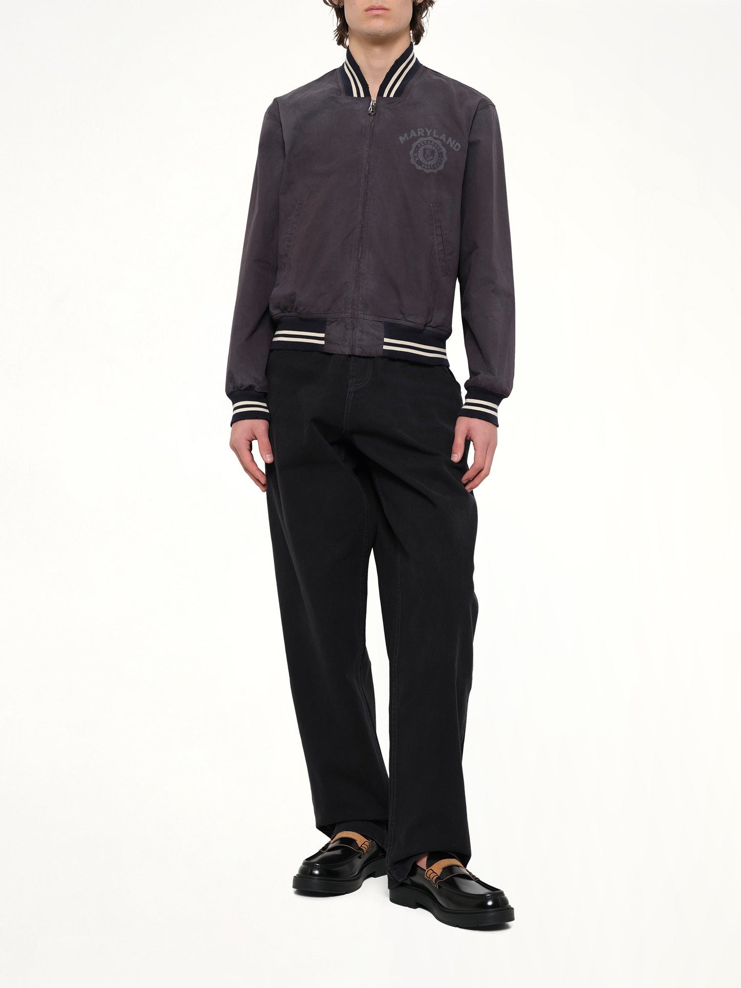 MAISON MARGIELA Maryland Bomber Jacket (Black)