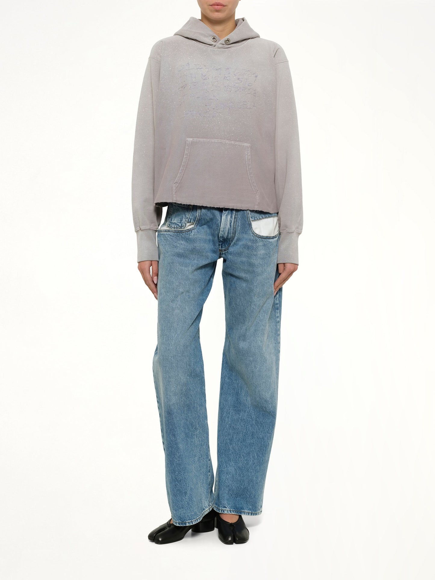 MAISON MARGIELA Number Hoodie (Pink)