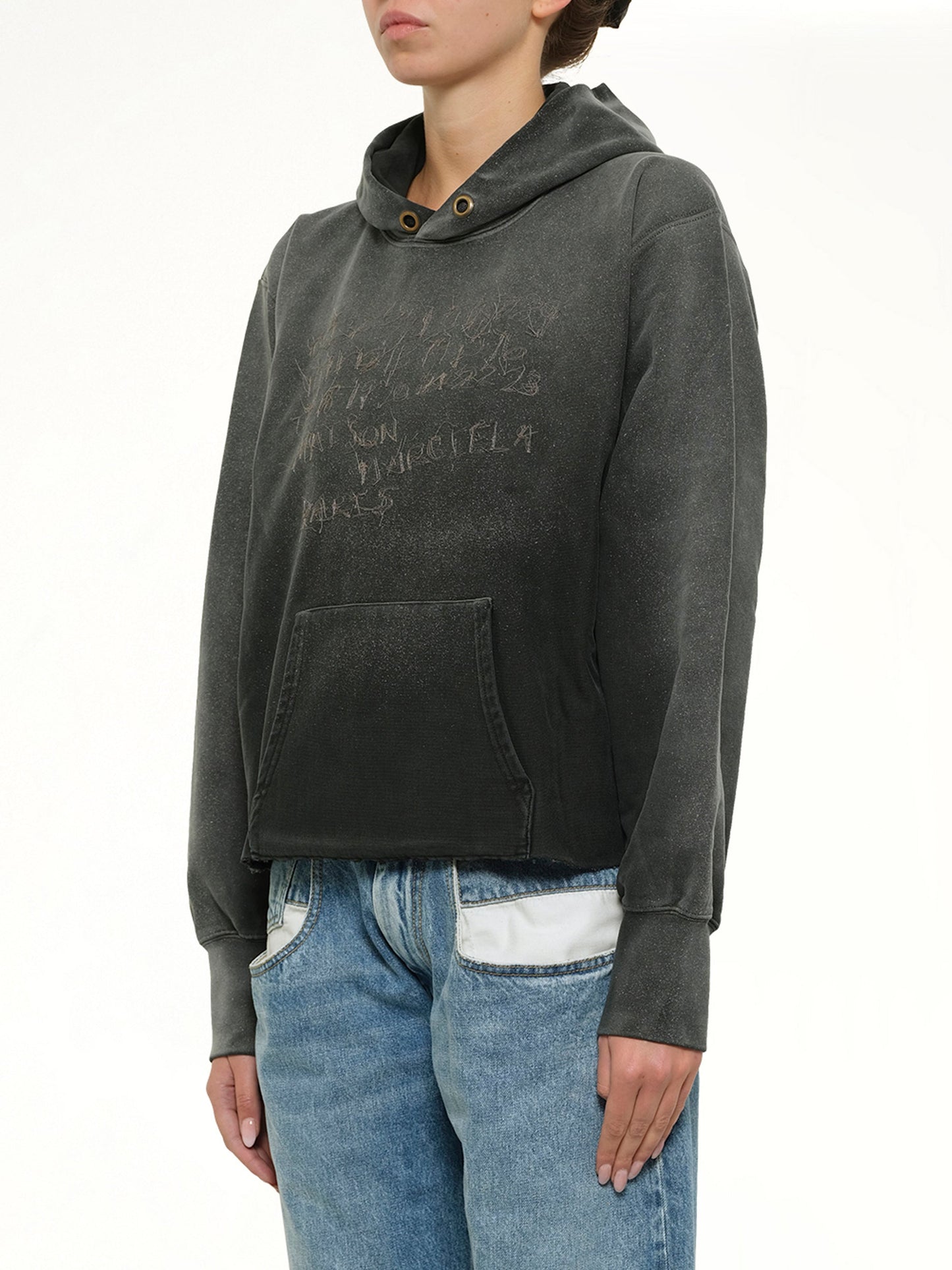 MAISON MARGIELA Number Hoodie (Black)