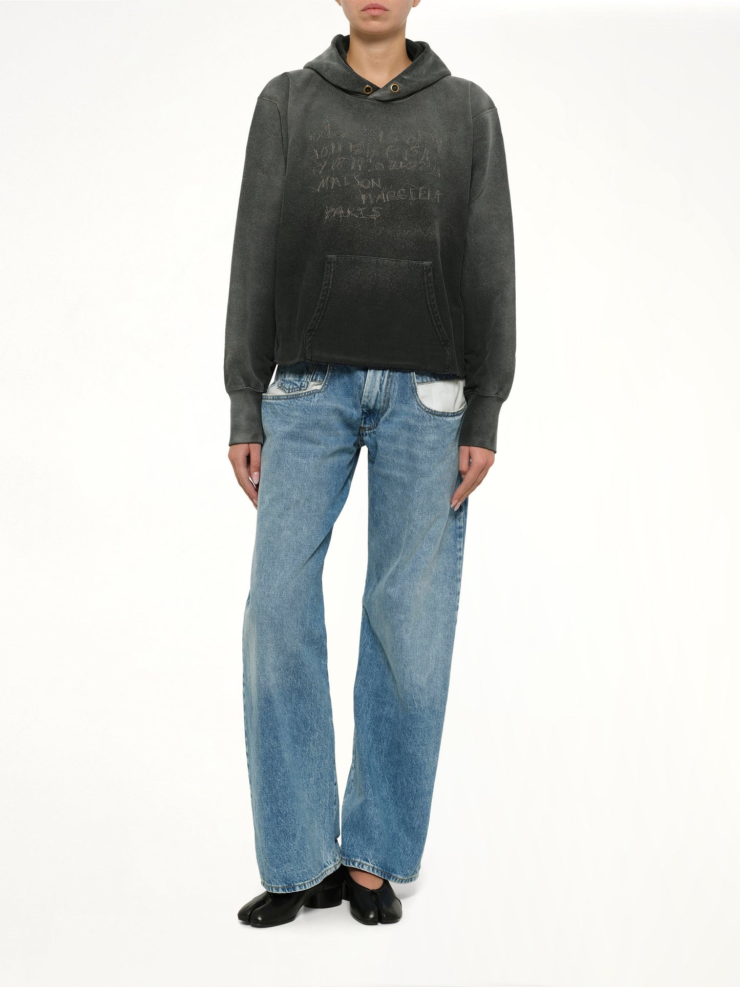 MAISON MARGIELA Number Hoodie (Black)