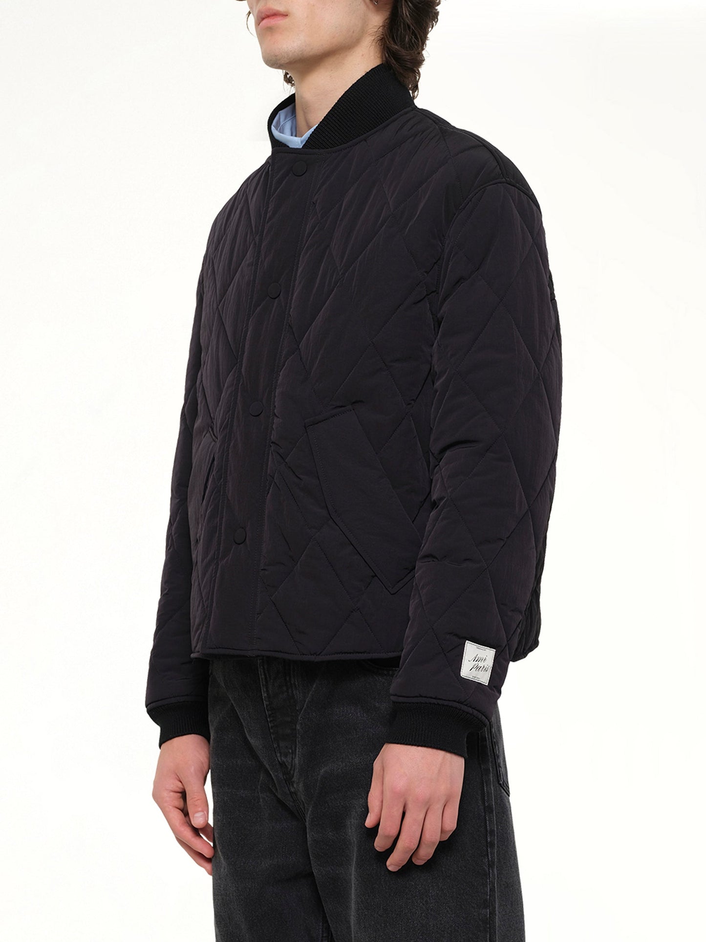 AMI PARIS Padded Jacket (Black)
