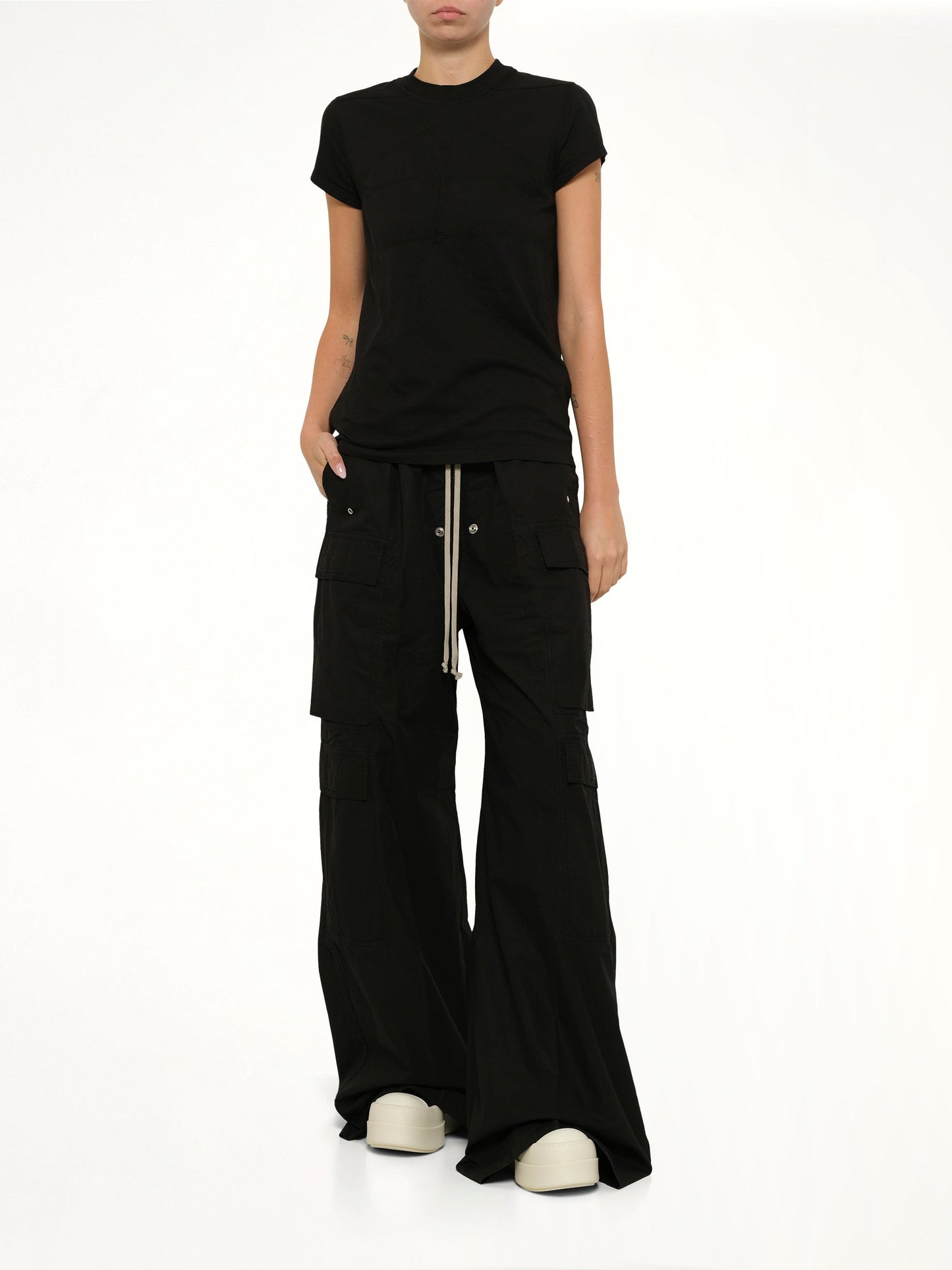 RICK OWENS DRKSHDW Double Cargo Jumbo Belas (Black)