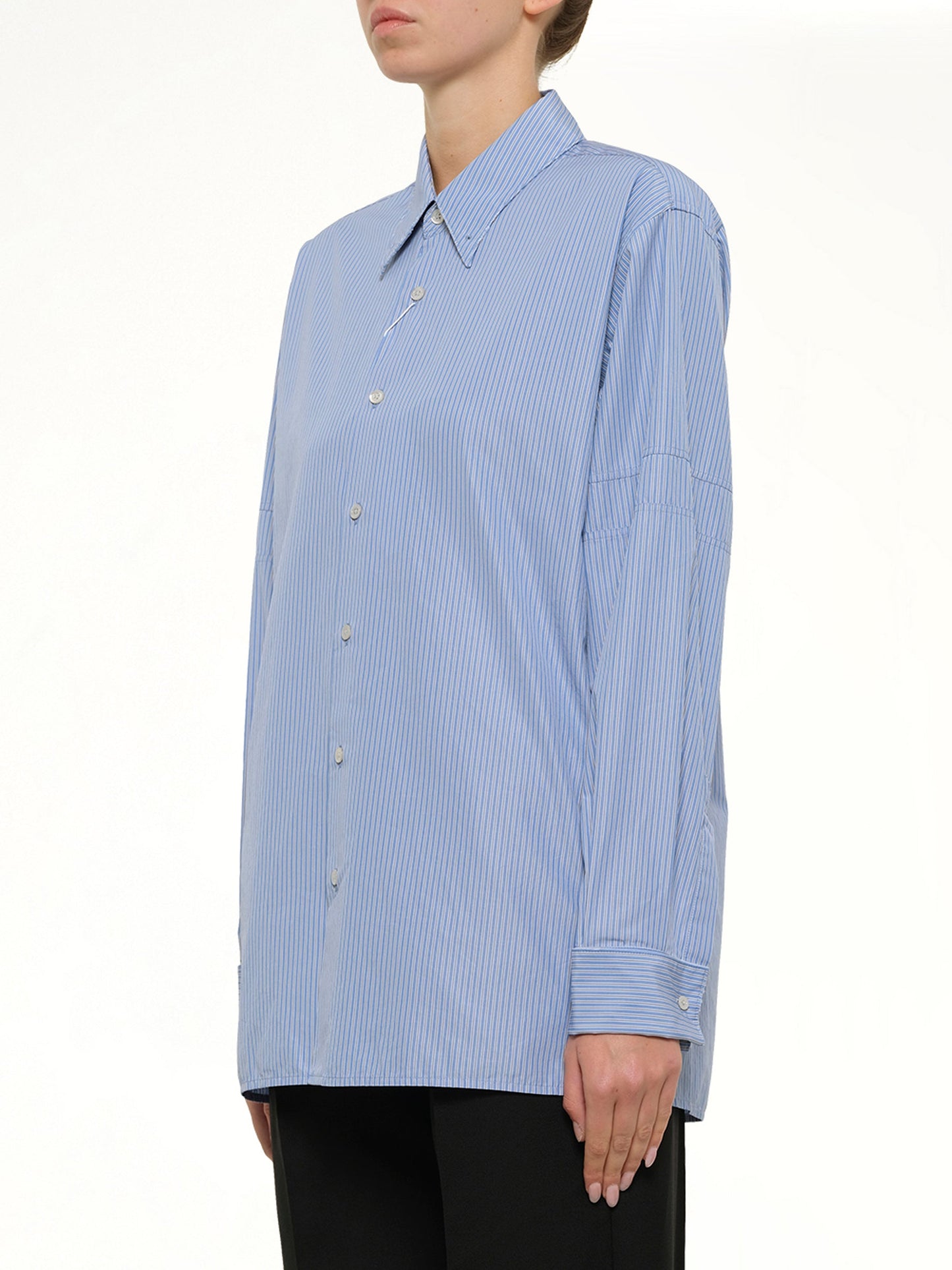 MAISON MARGIELA Stripe Shirt (Blue)
