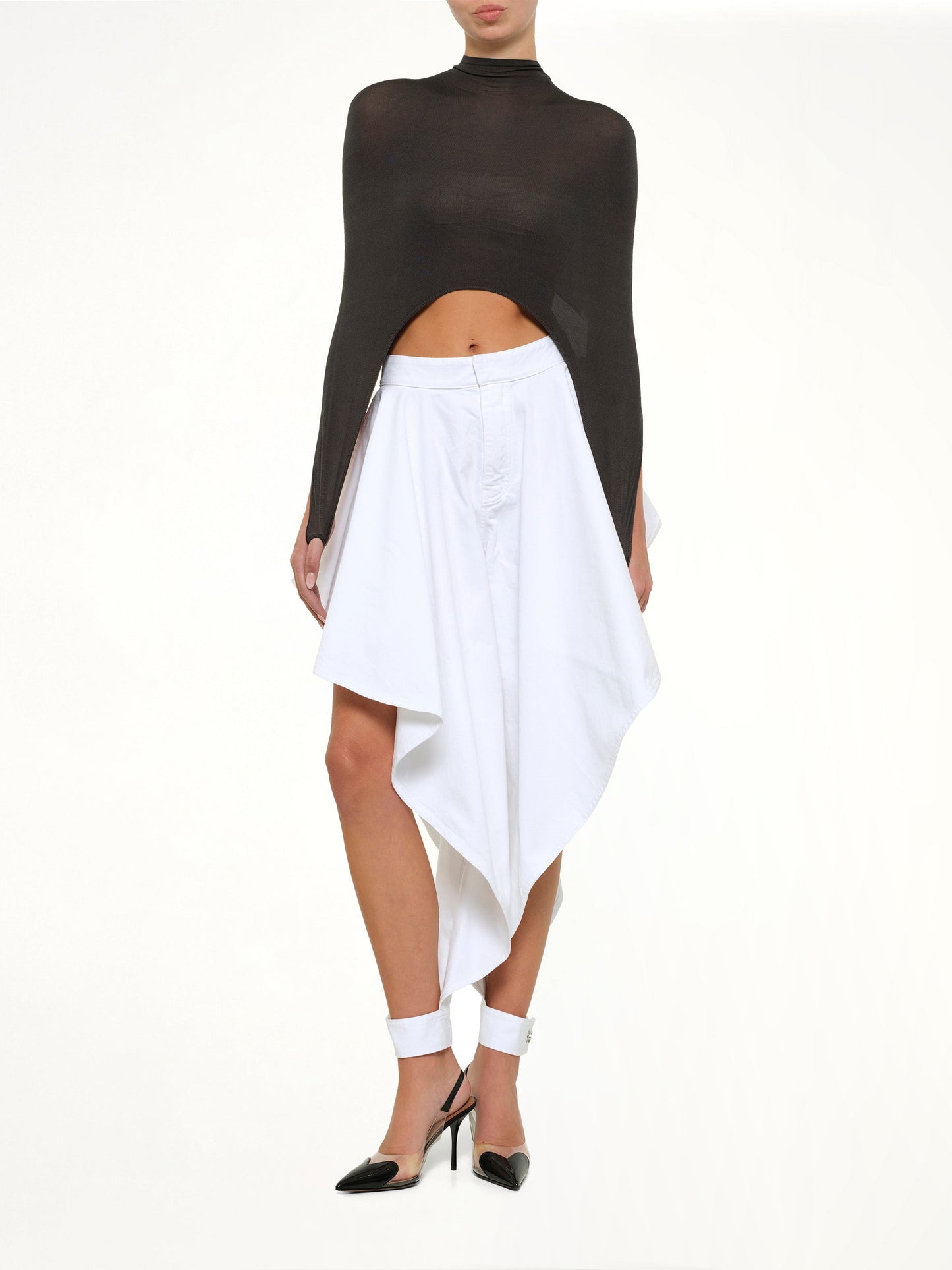 ALAIA Tension Top (Grey)