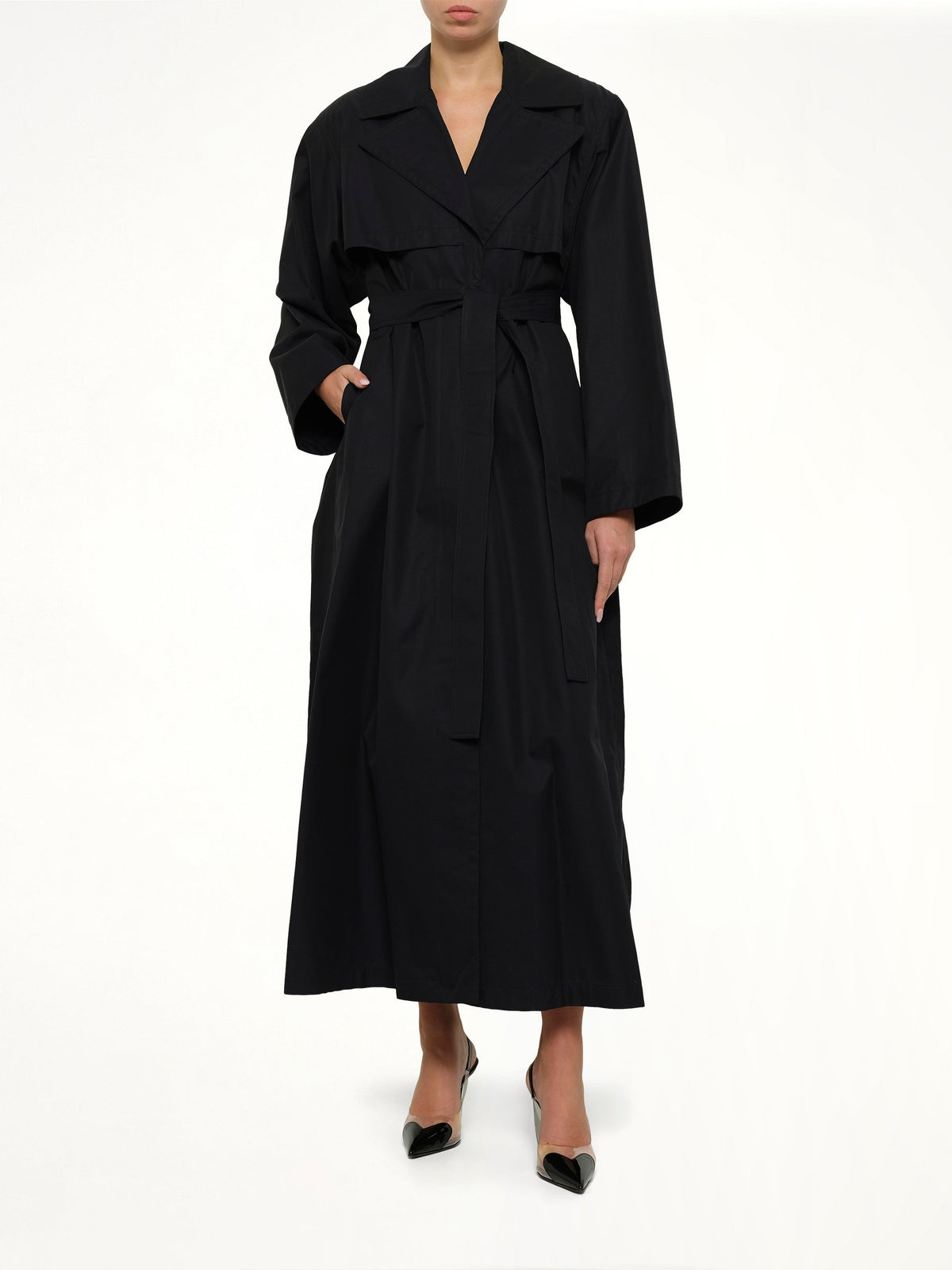 ALAIA Trench Coat (Navy)