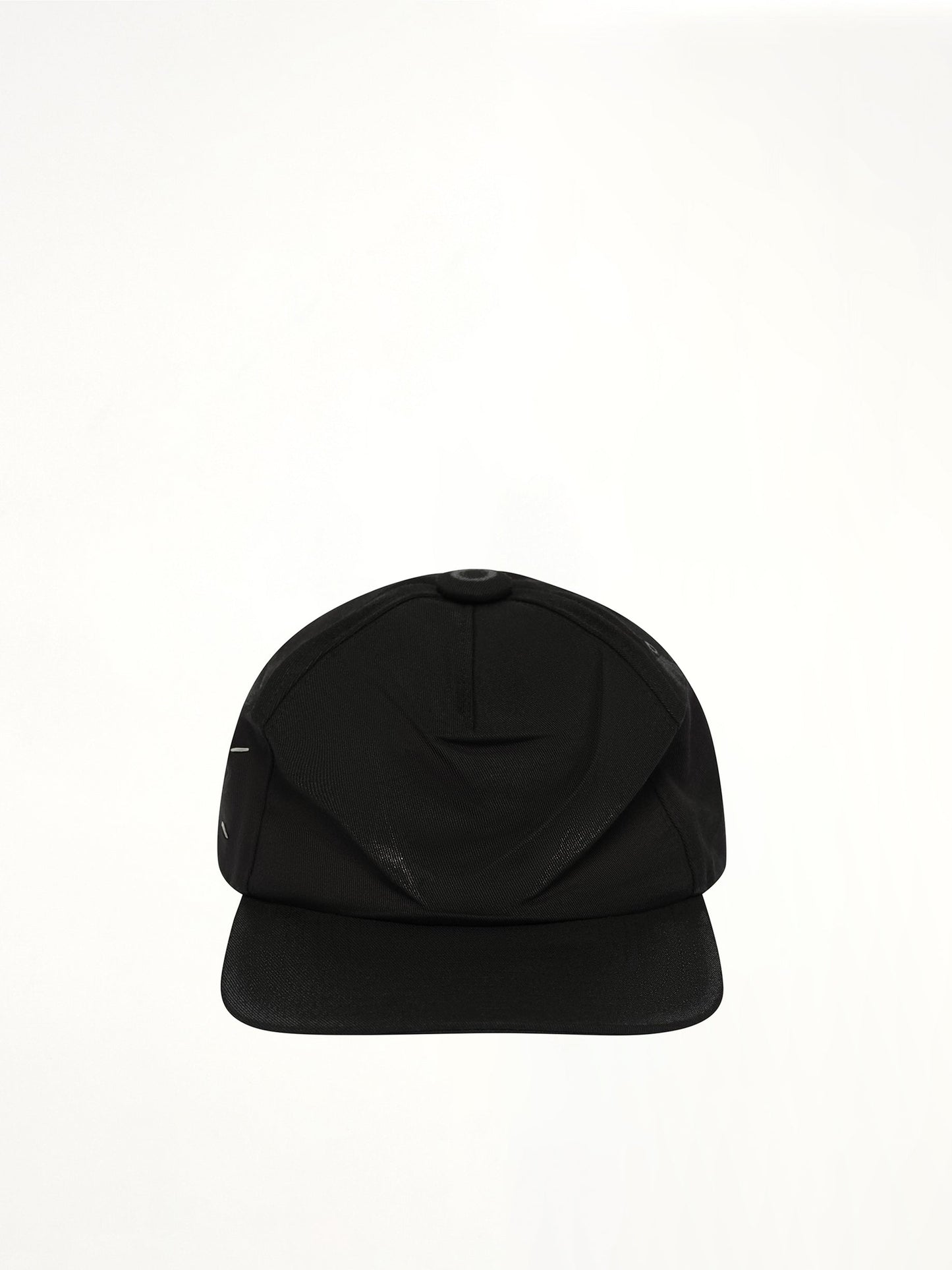 Image of Hats. Product name - 4 Stitches Hat in Black colour by brand - MAISON MARGIELA