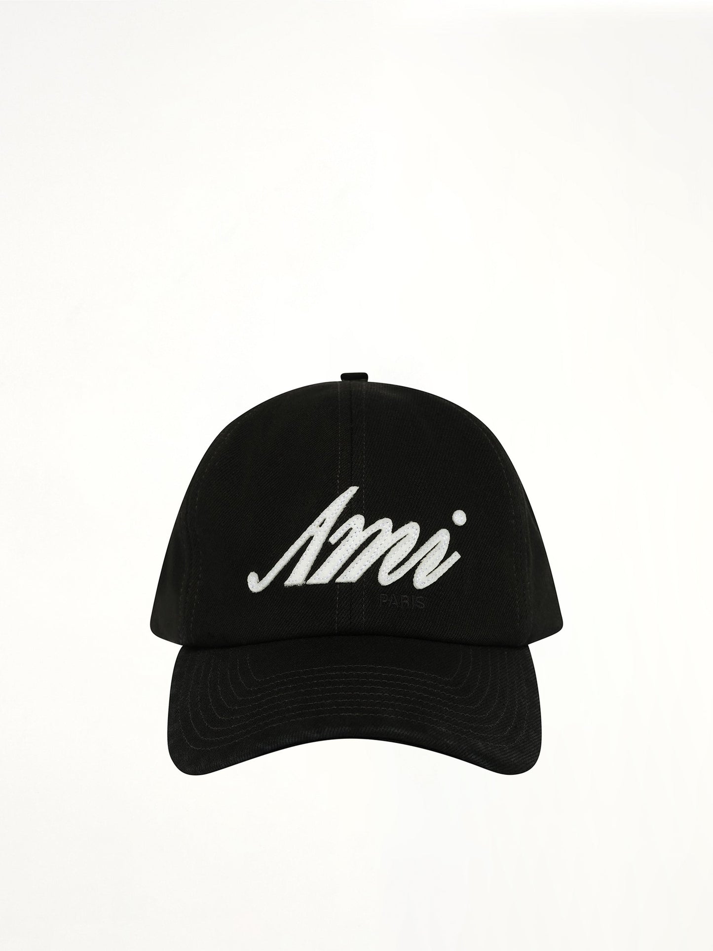 Image of Hats. Product name - Ami Felt Cap in Black colour by brand - AMI PARIS
