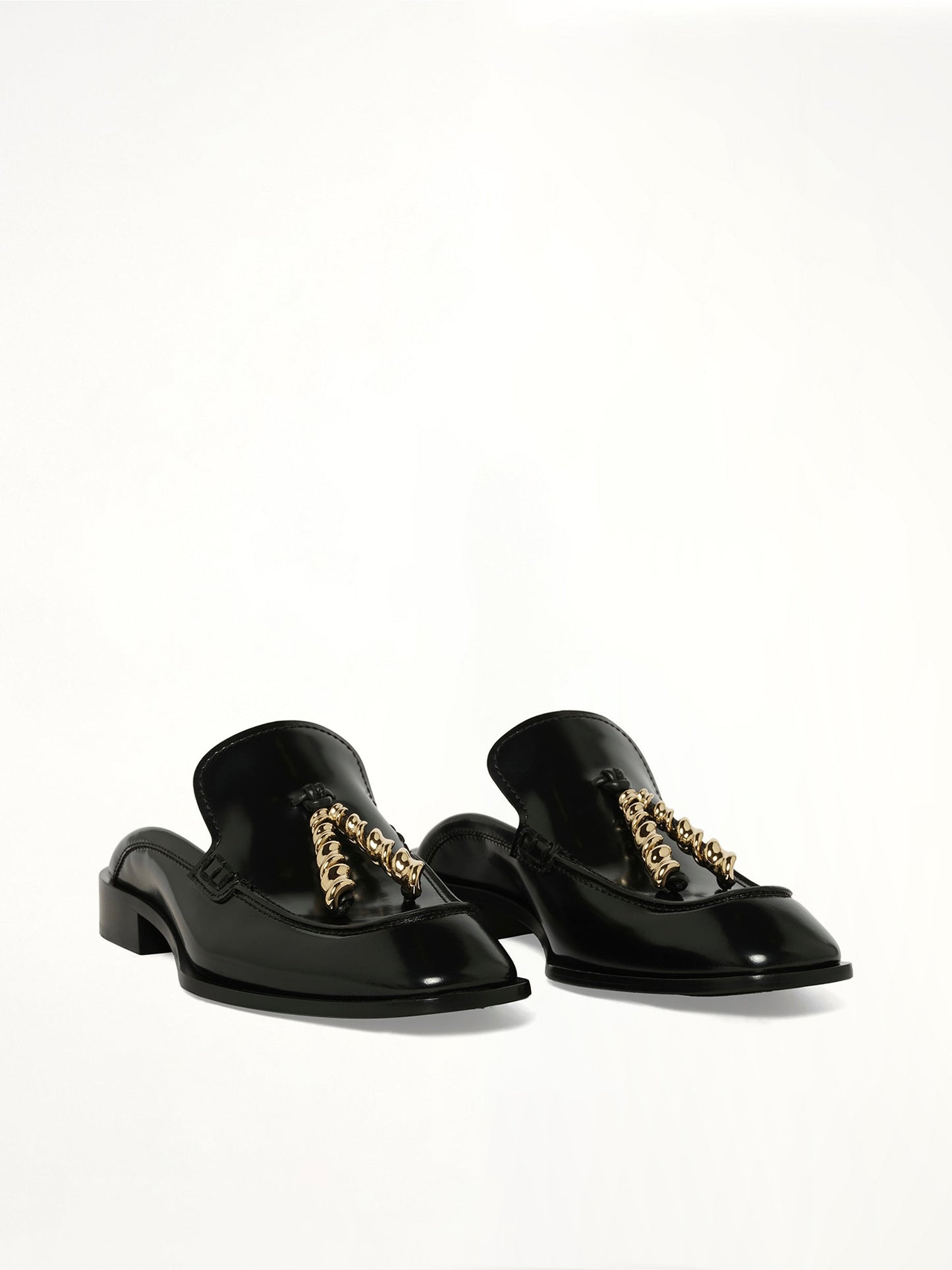 LOEWE Edge Loafer Mule (Black)