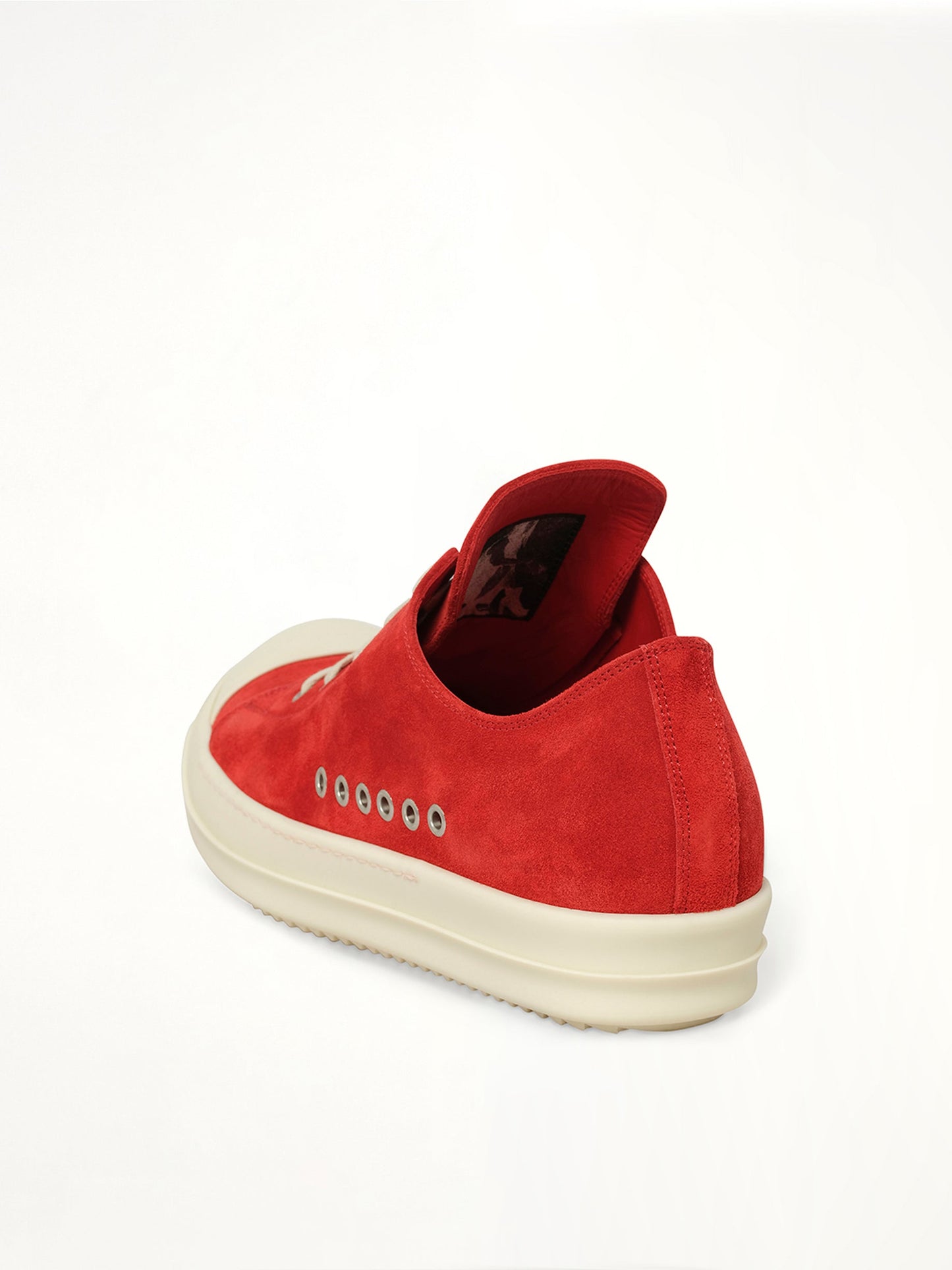 RICK OWENS Extreme Low Sneaks (Red)