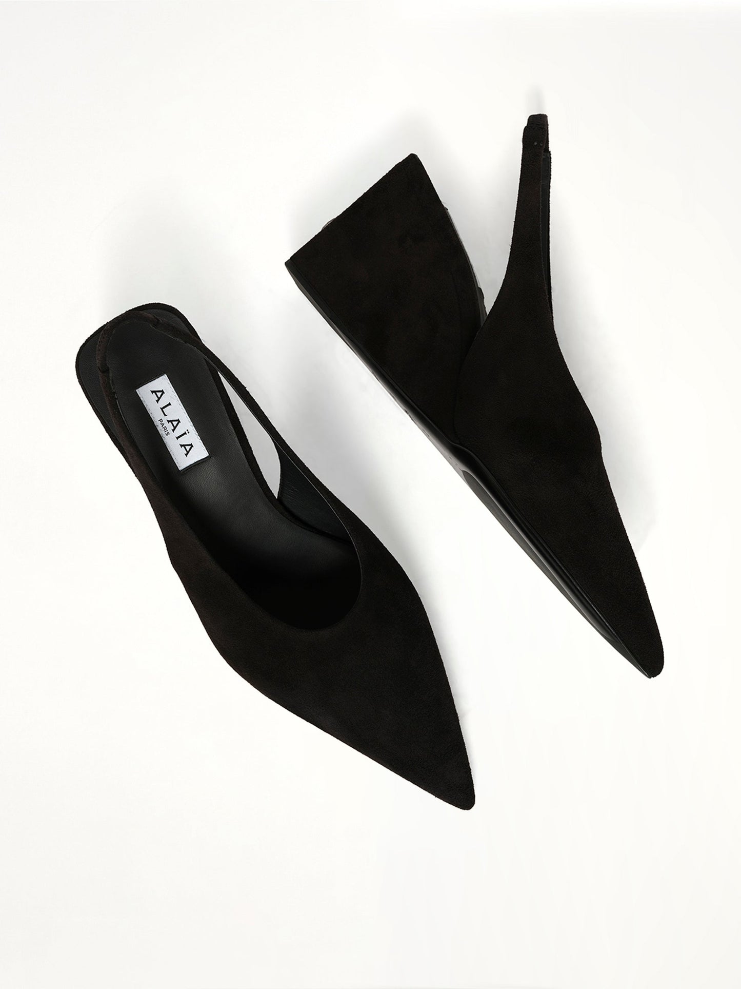 ALAIA Slingbacks H75 (Black)