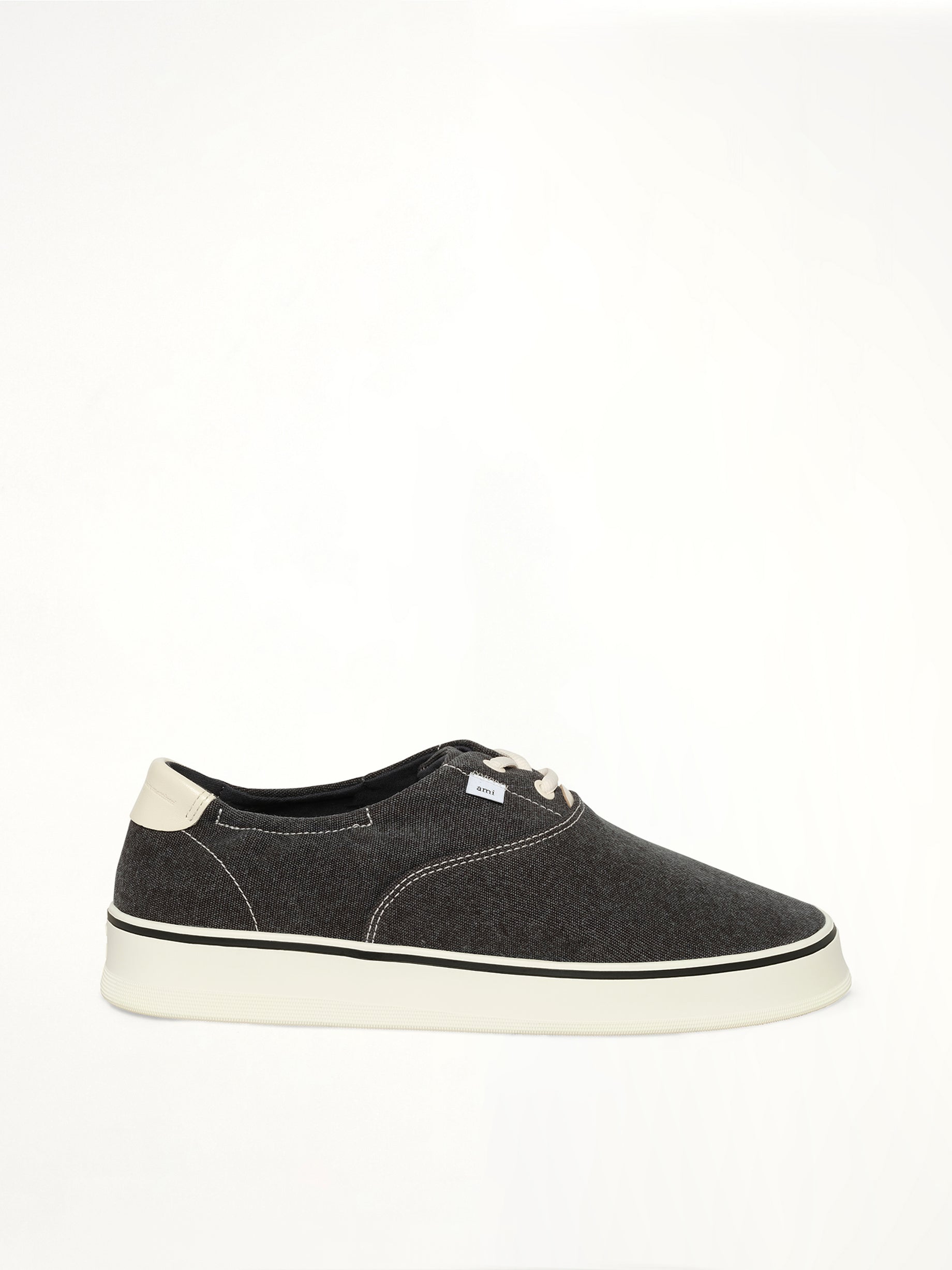 Image of Sneakers. Product name - Tennis Sneakers in Navy colour by brand - AMI PARIS