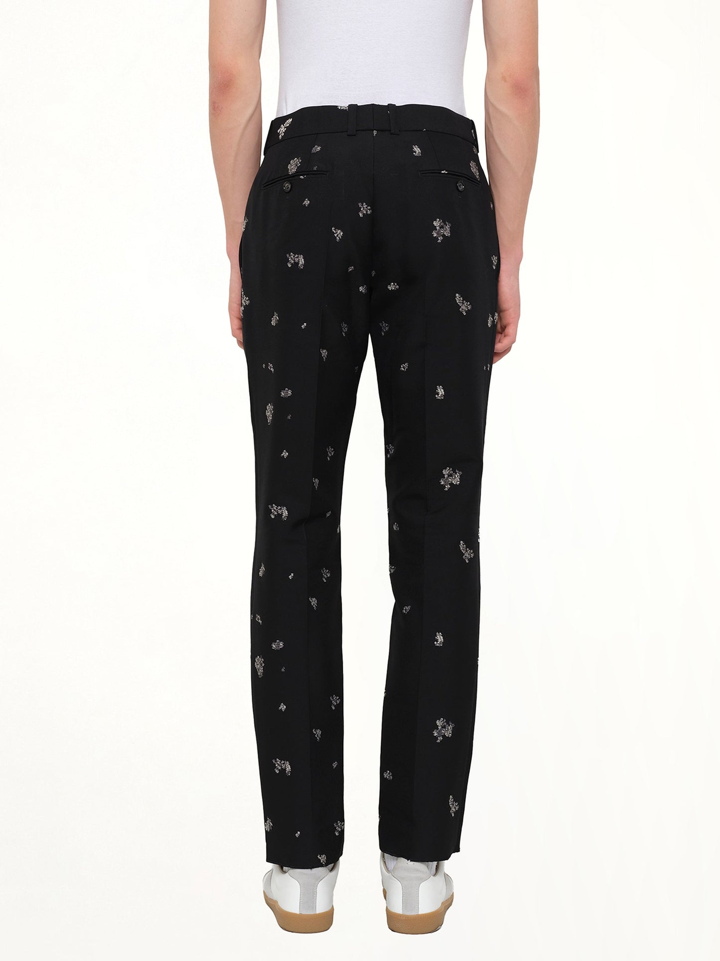 ALEXANDER MCQUEEN Fitted Pants (Black)