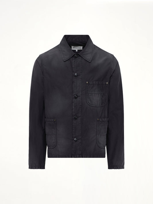 MAISON MARGIELA Brushed Moleskin Jacket (Black)
