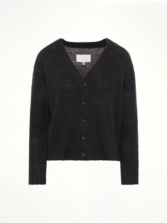 MAISON MARGIELA Hemp Cardigan (Black)