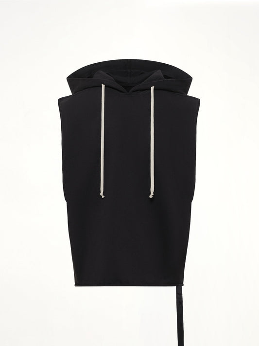 RICK OWENS DRKSHDW Hooded Tunic (Black)
