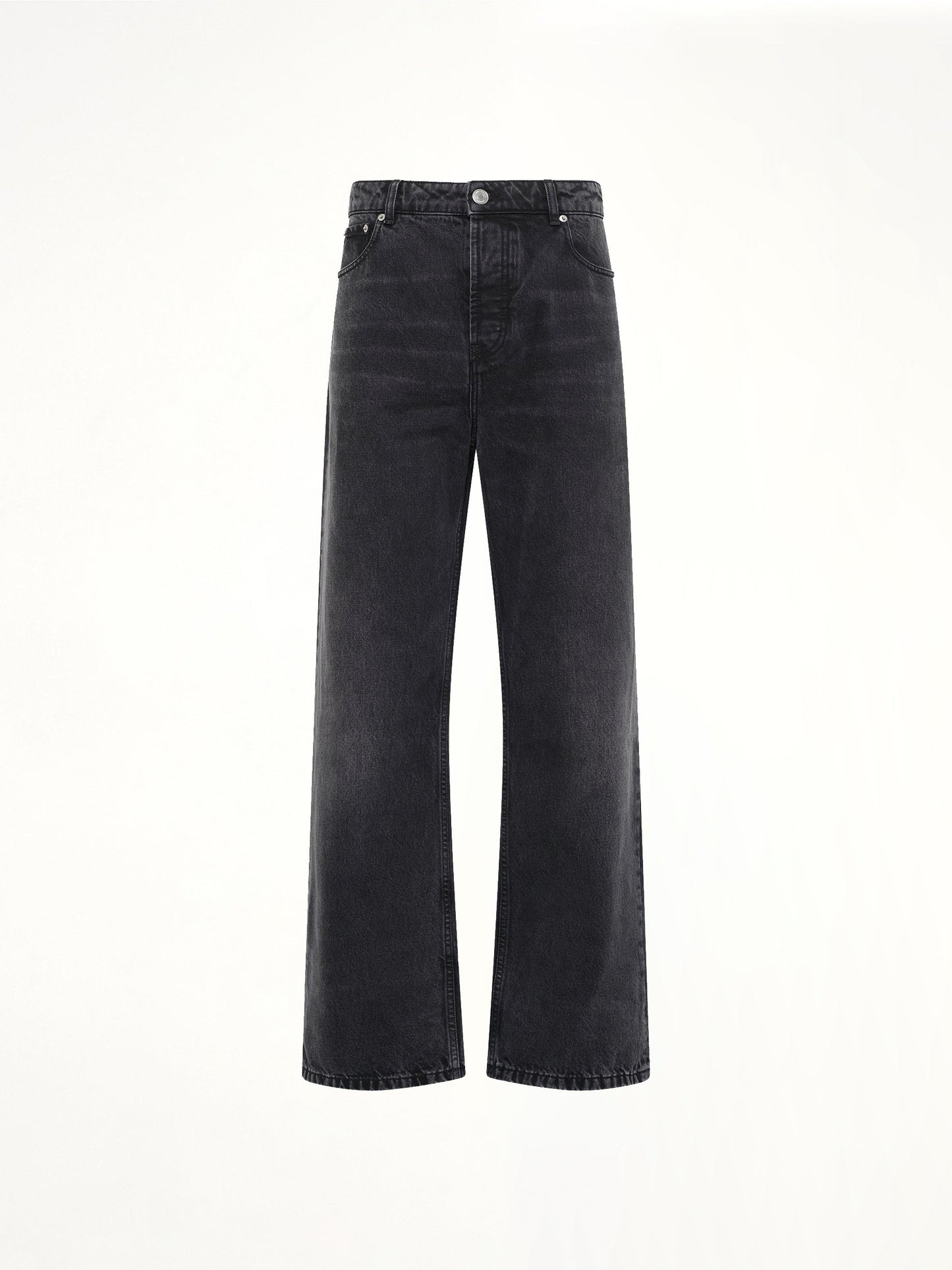 AMI PARIS Large Fit Jeans (Black)