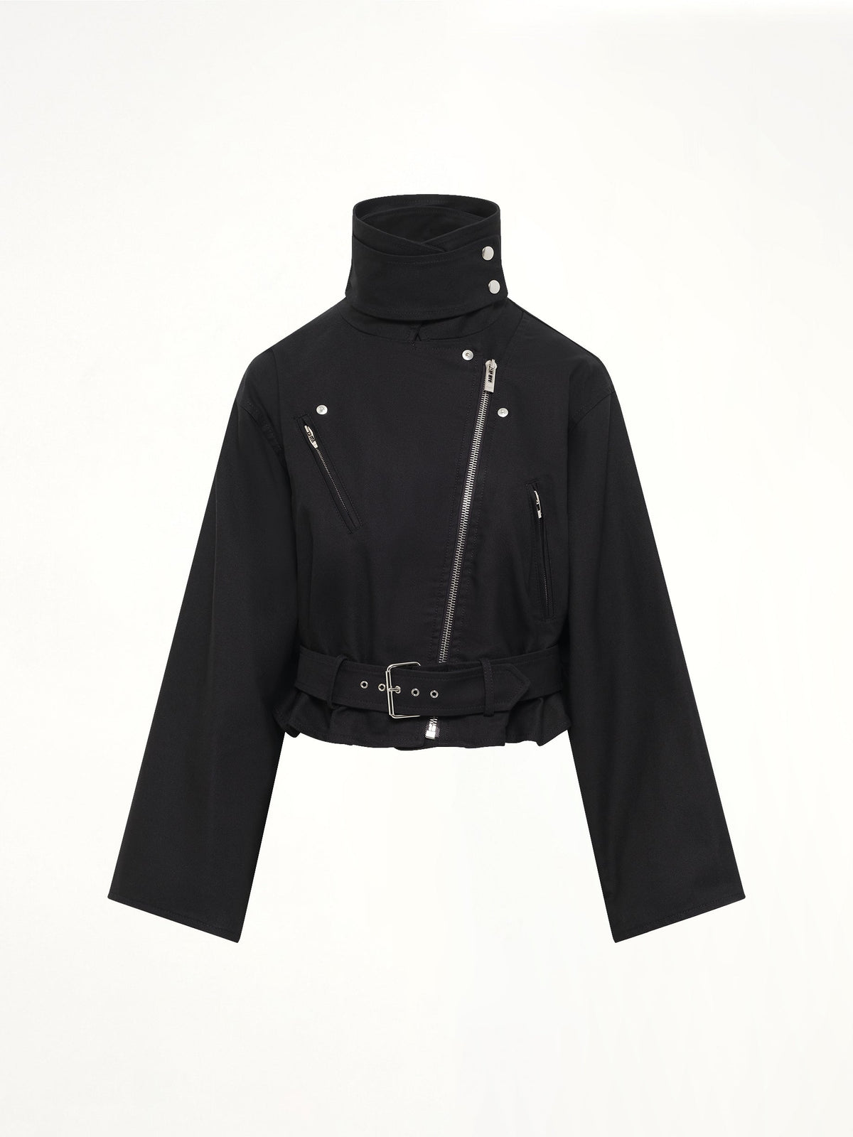 ALAIA Layered Biker (Black)