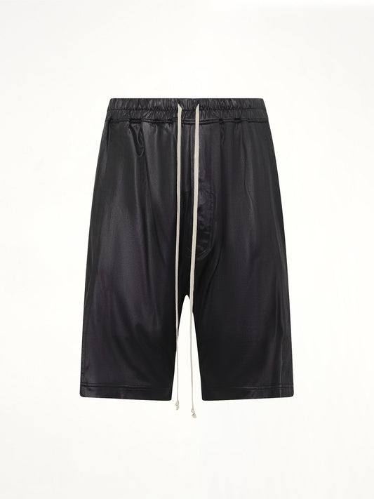 RICK OWENS DRKSHDW Light Wide Pusher Shorts (Black)