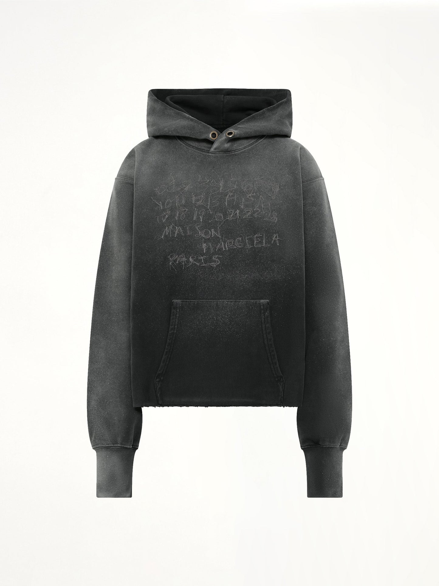 MAISON MARGIELA Number Hoodie (Black)