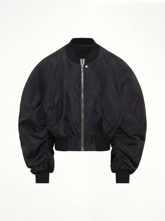 RICK OWENS Secchia Flight Jacket (Black)