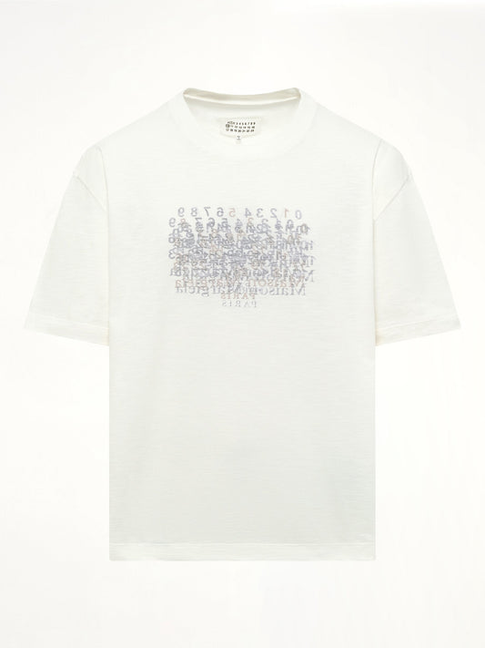 MAISON MARGIELA Slubby Logo T-Shirt (White)